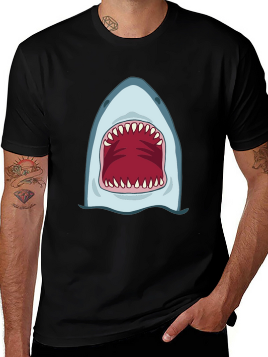 Shark Mouth Graphic Tee - Bold & Unique