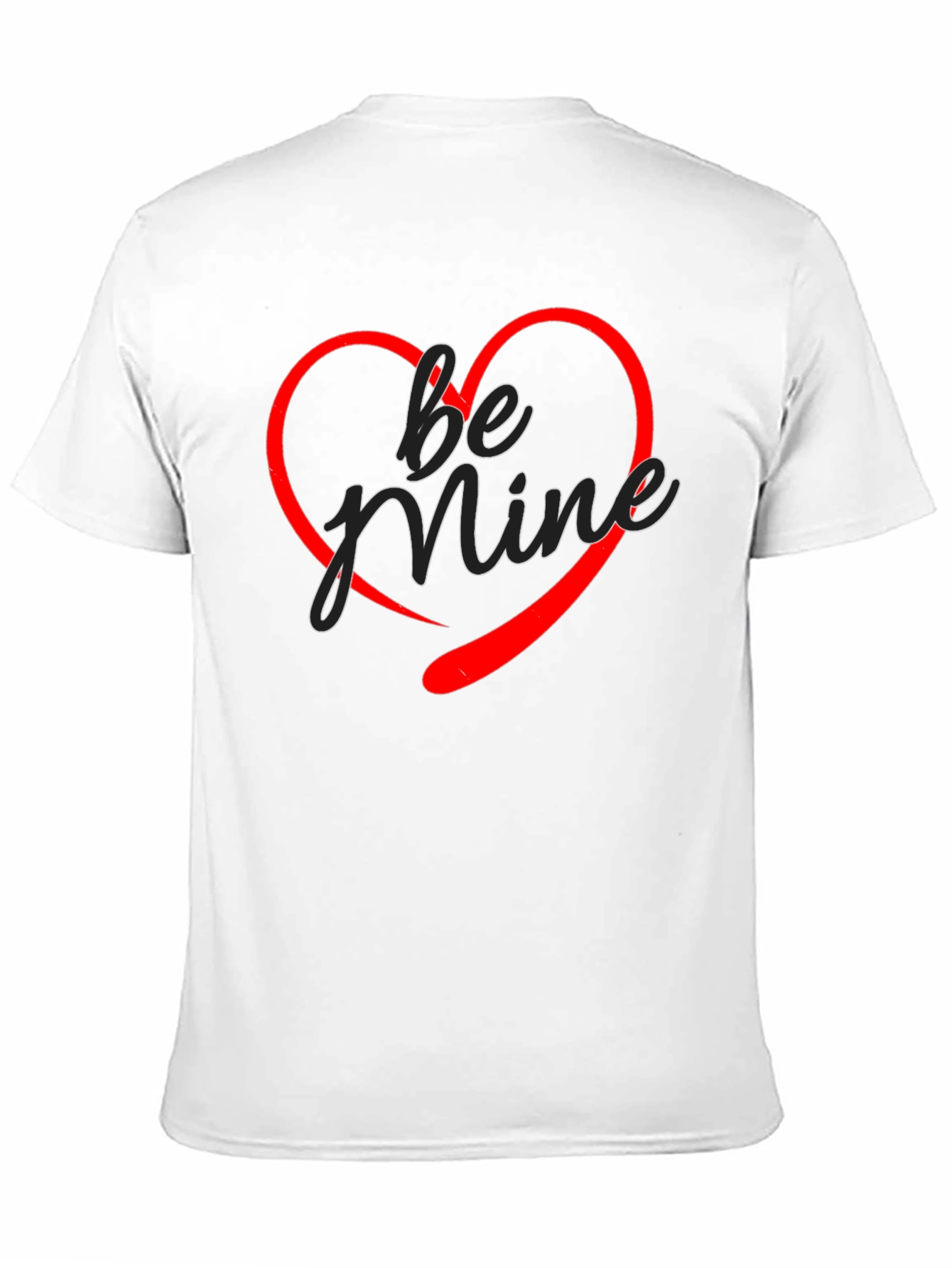 Be Mine Heart Graphic T-Shirt - Valentines Day