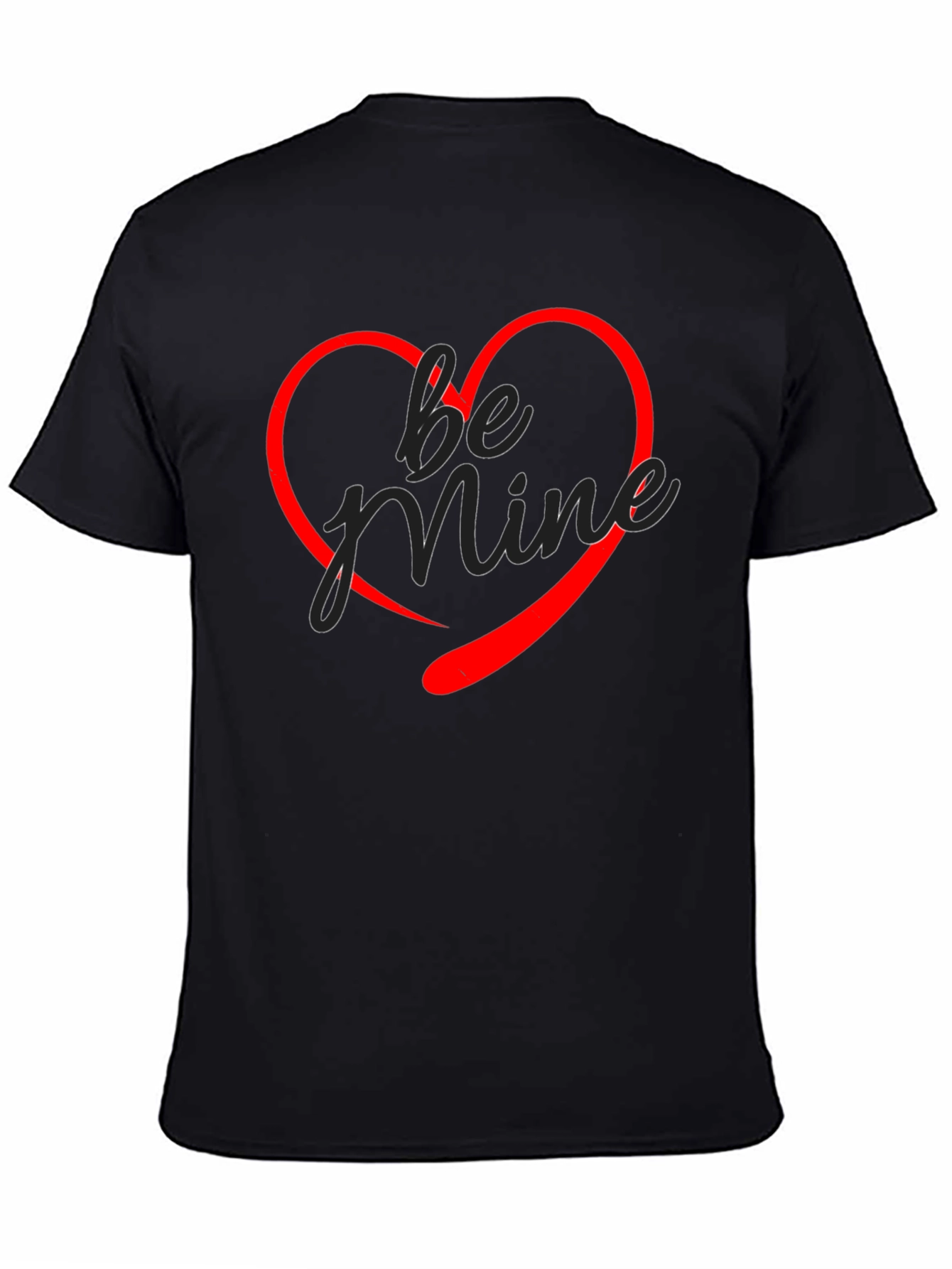 Be Mine Heart Graphic T-Shirt - Valentines Day