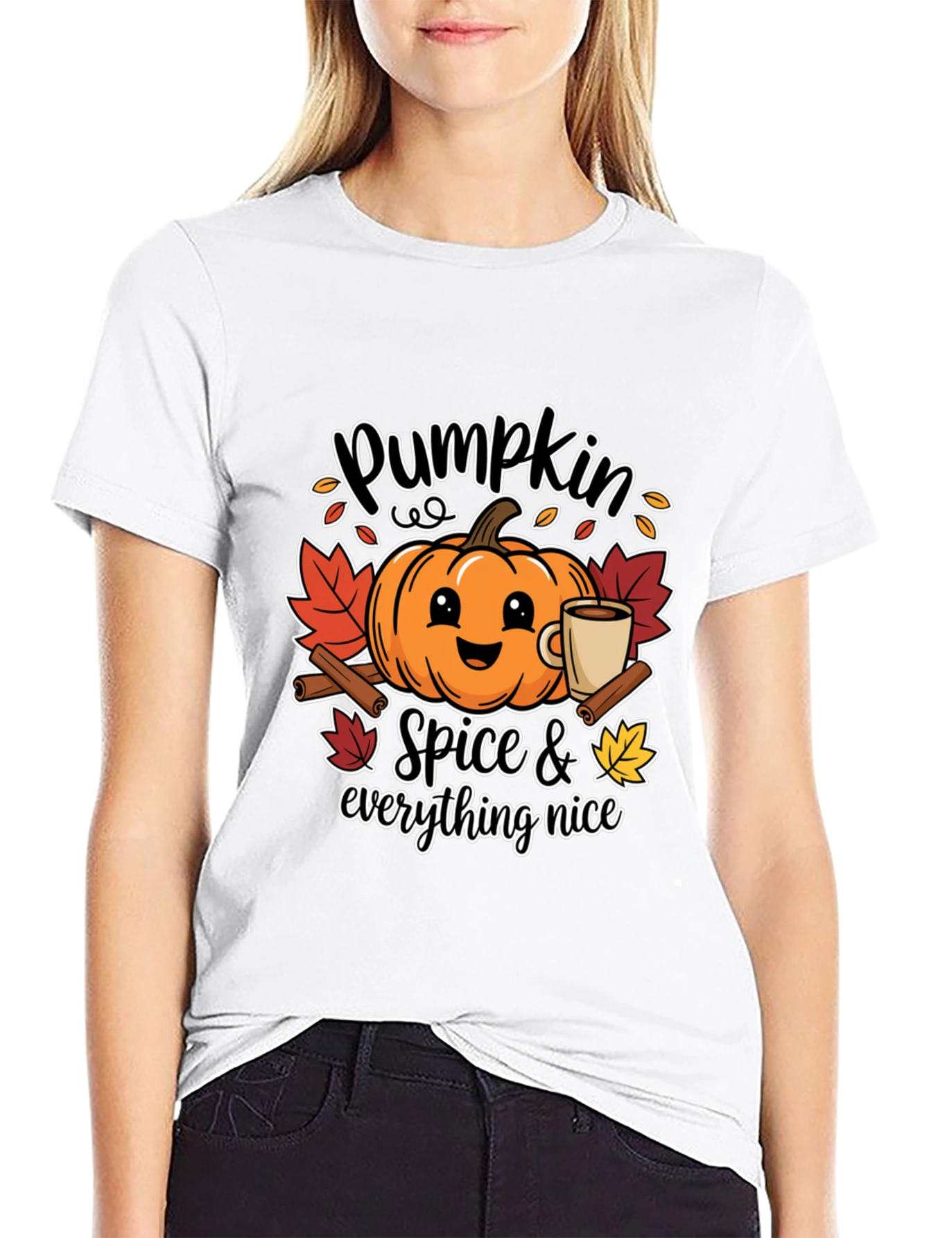 Pumpkin Spice & Everything Nice Graphic T-Shirt