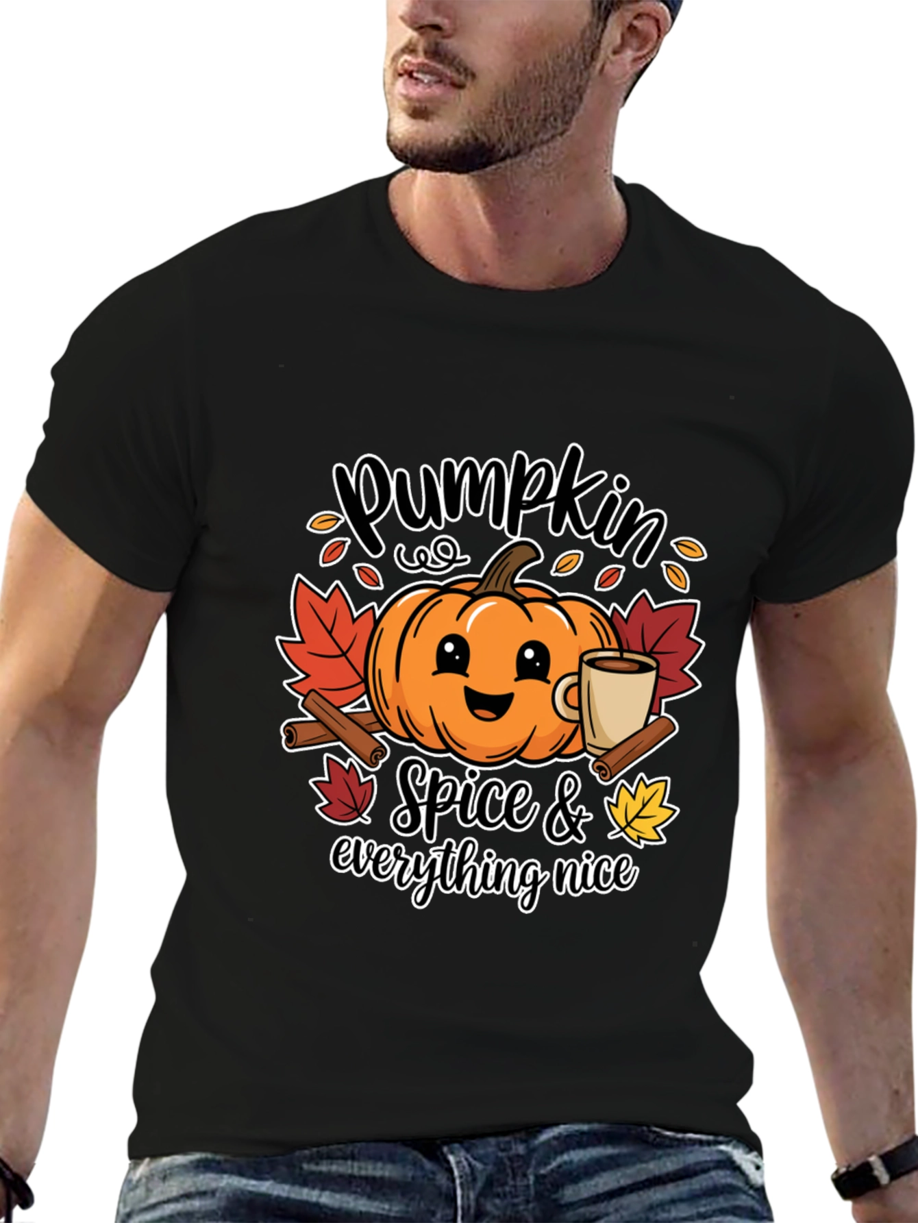 Pumpkin Spice & Everything Nice Graphic T-Shirt