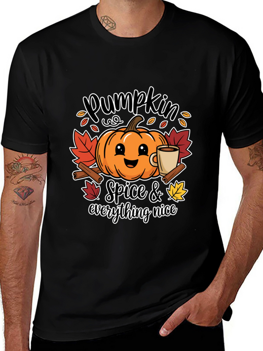 Pumpkin Spice & Everything Nice Graphic T-Shirt