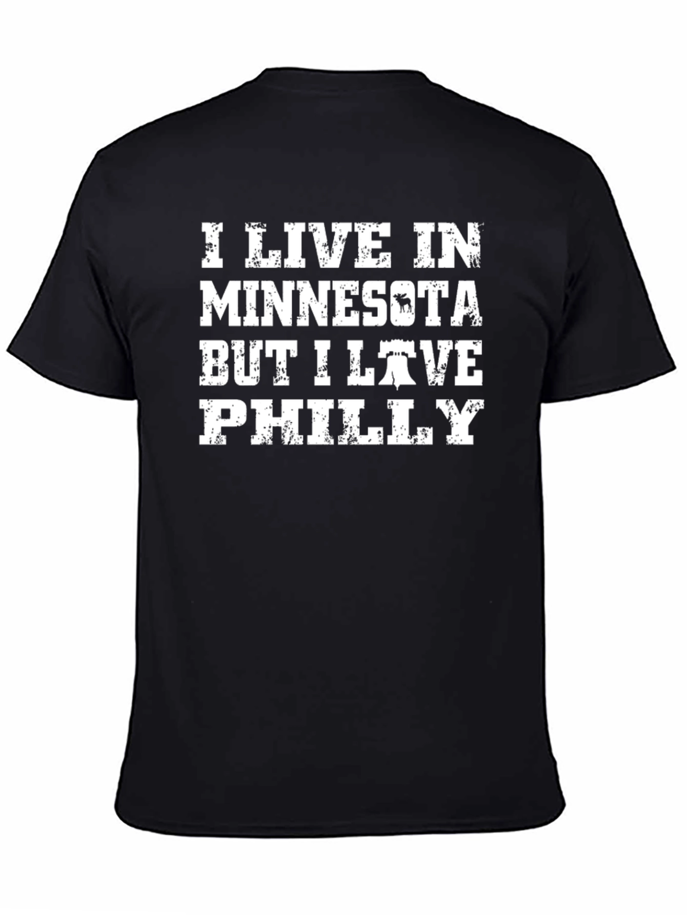 Minnesota Philly Fan T-Shirt - Black Cotton