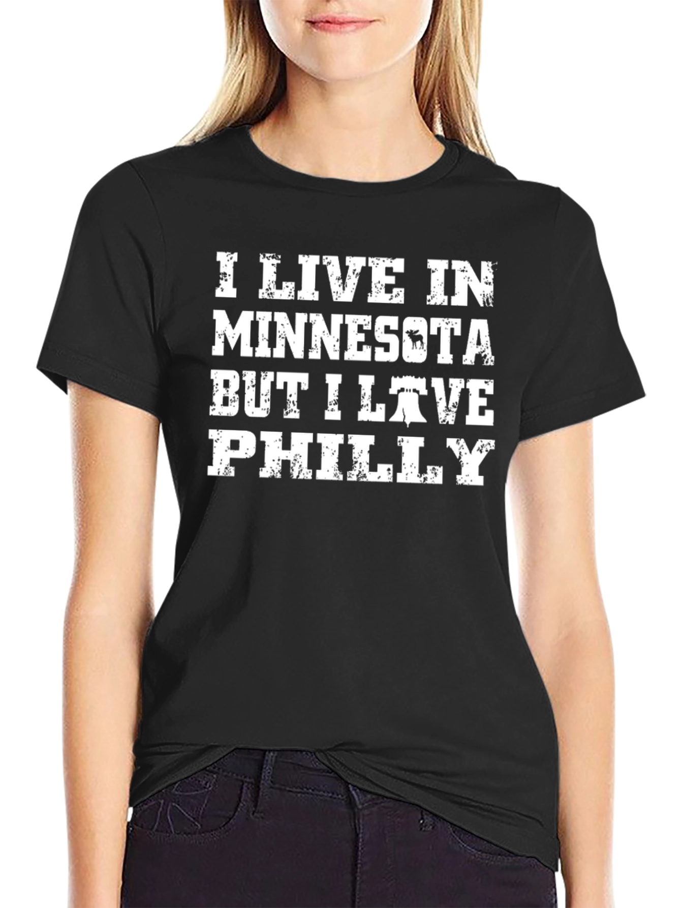 Minnesota Philly Fan T-Shirt - Black Cotton