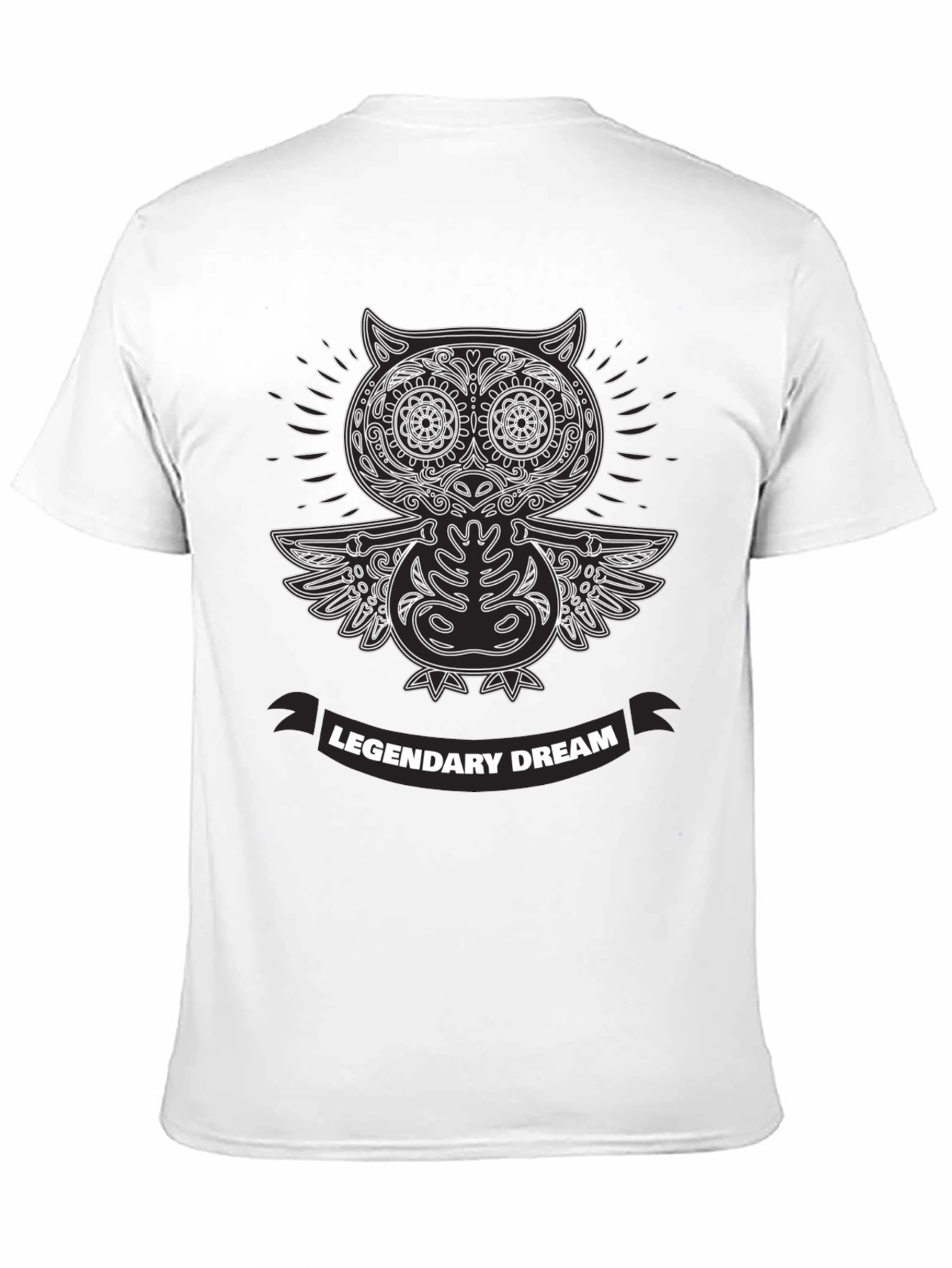 Legendary Dream Owl T-Shirt - Black