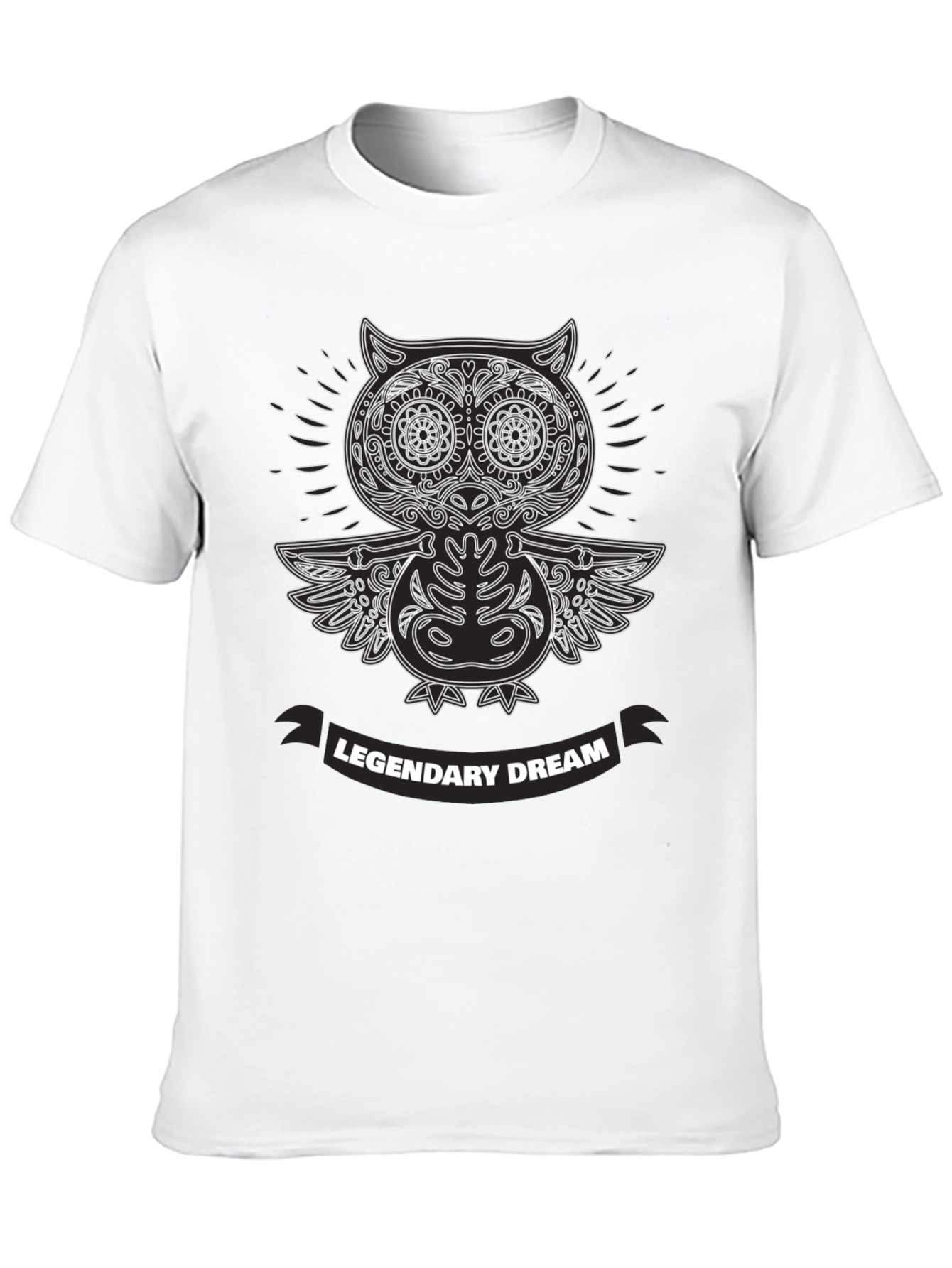 Legendary Dream Owl T-Shirt - Black