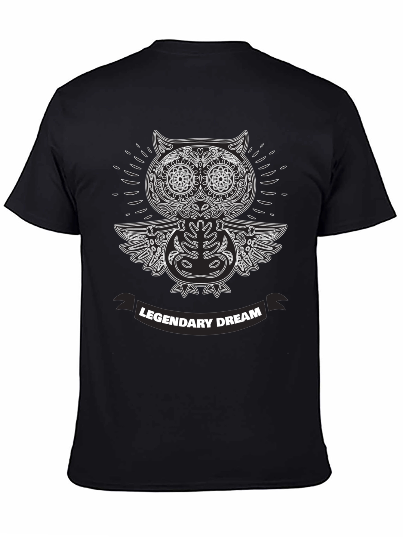 Legendary Dream Owl T-Shirt - Black