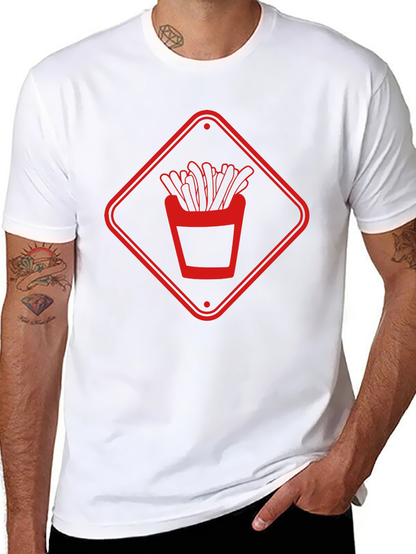 Fries Ahead T-Shirt: Fast Food Fan Apparel