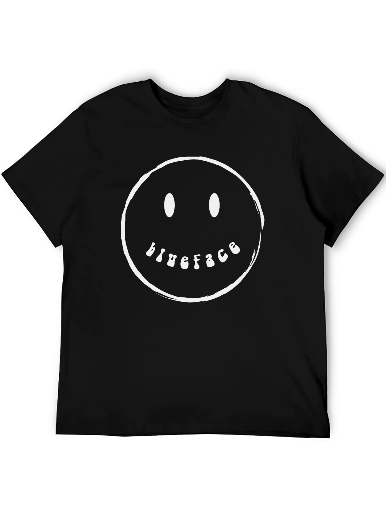 Blueface Smiley Face Black T-Shirt