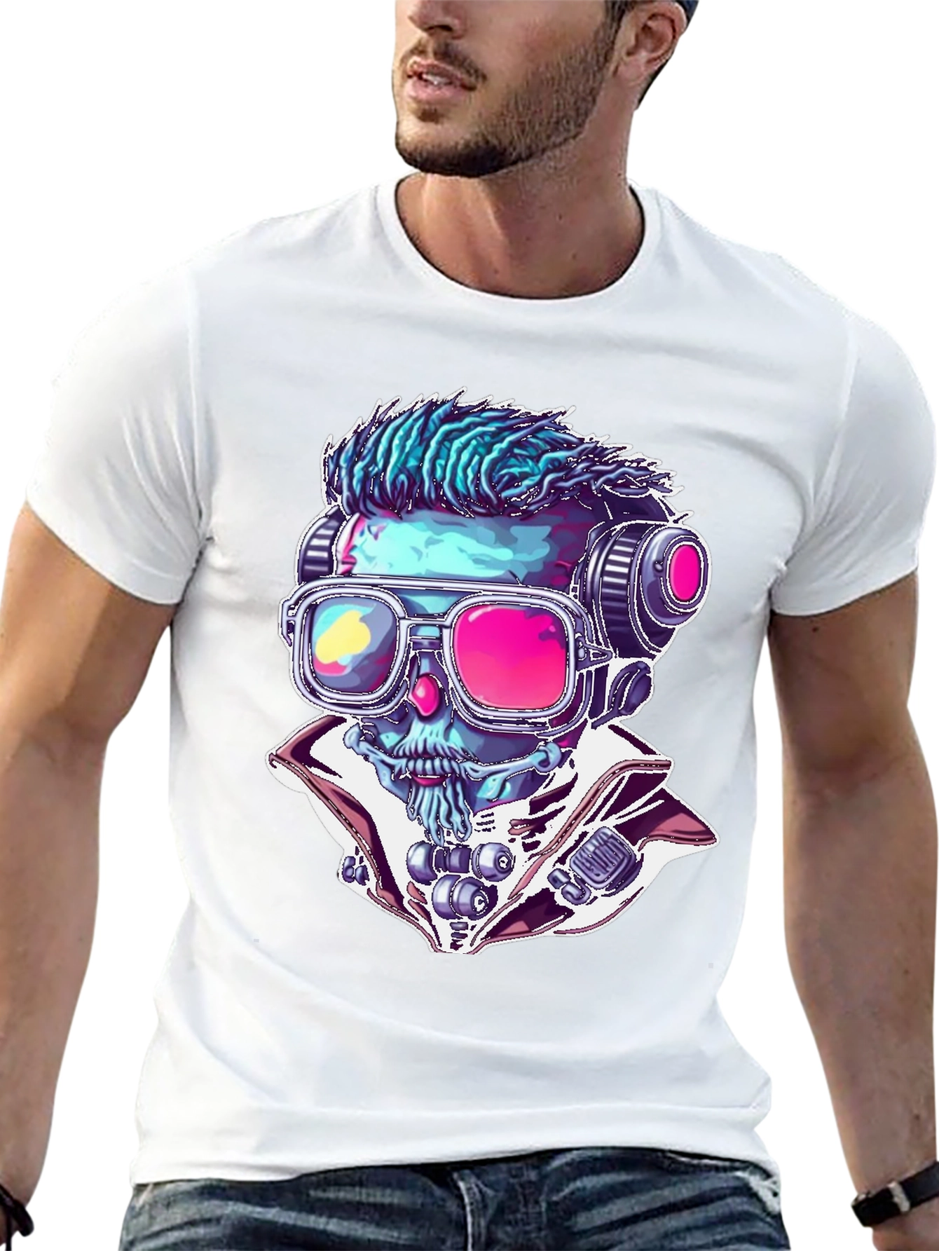 Neon Skull T-Shirt