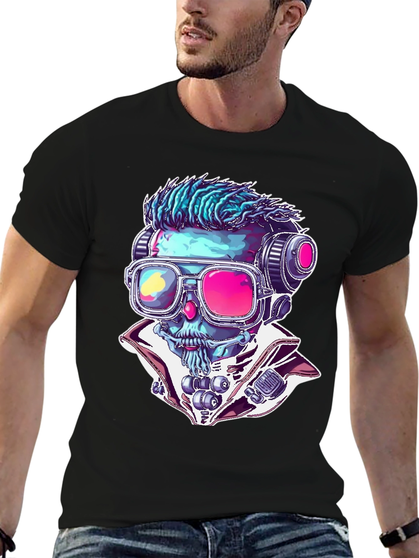 Neon Skull T-Shirt