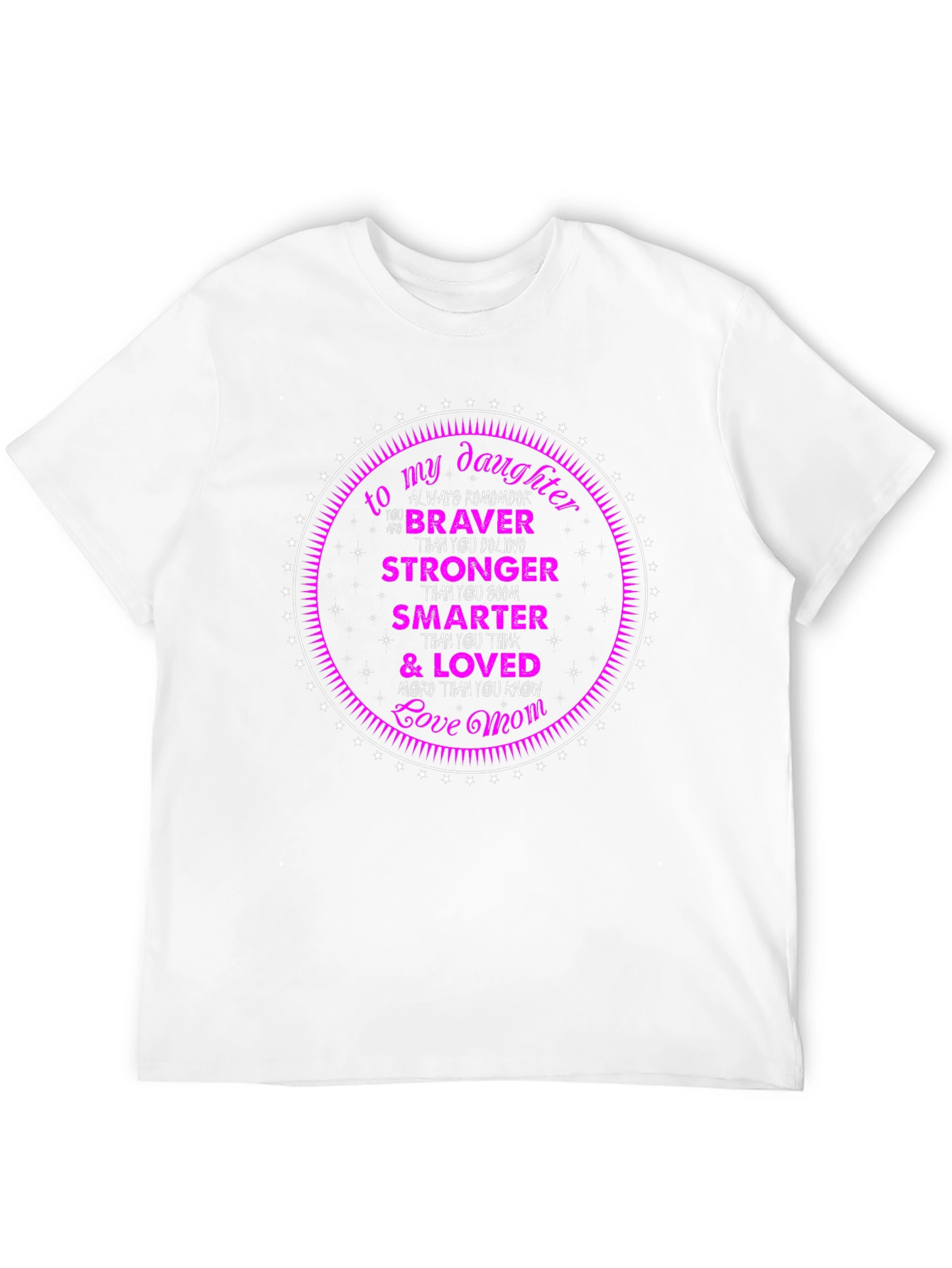 Daughter Love Mom Graphic Tee