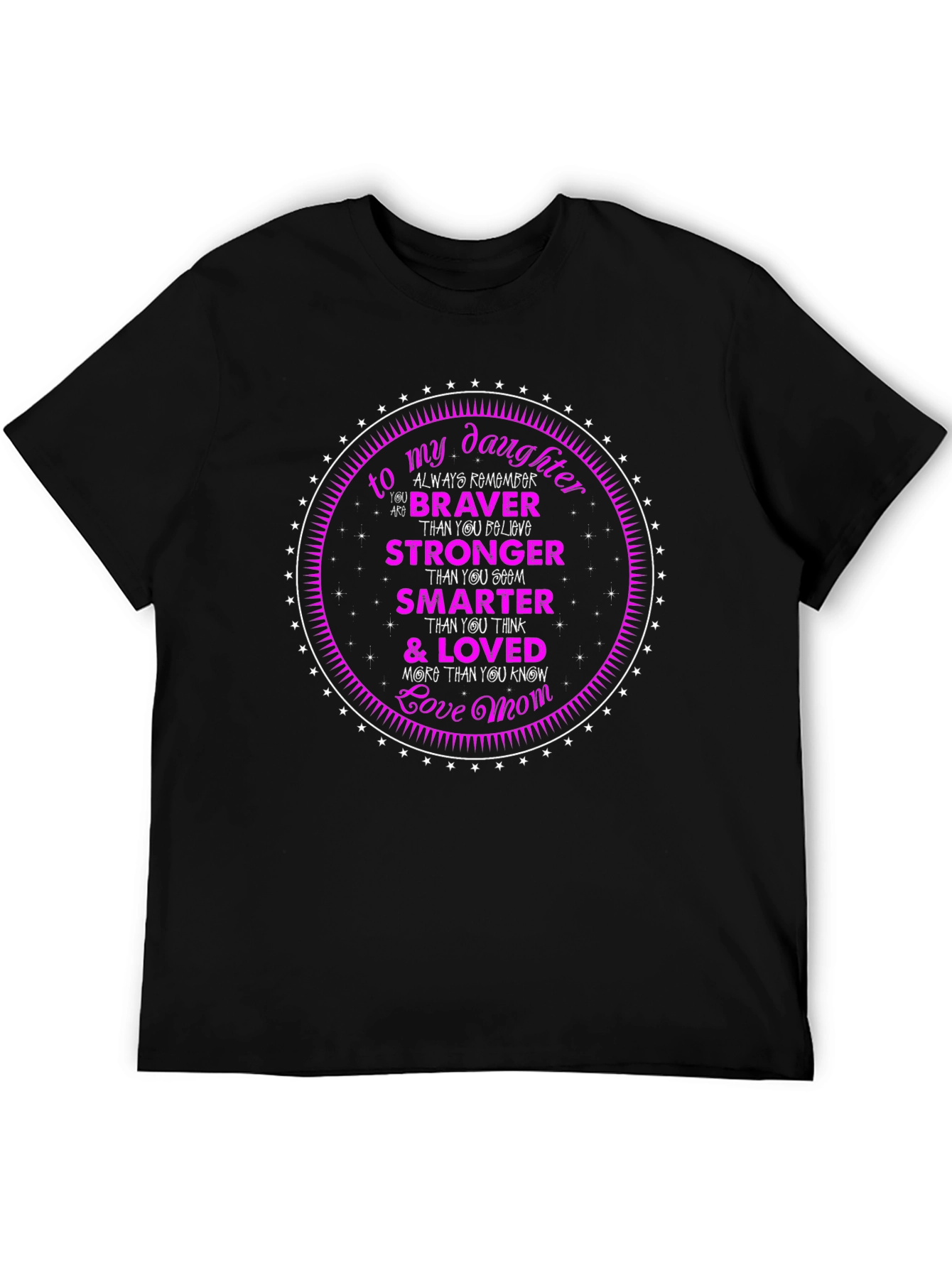 Daughter Love Mom Graphic Tee