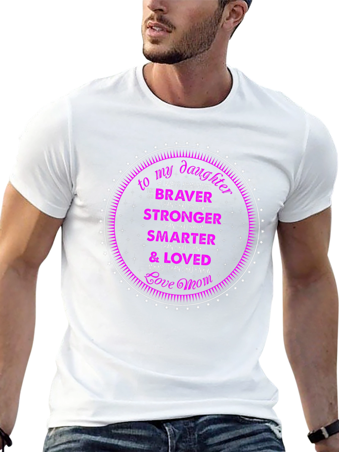 Daughter Love Mom Graphic Tee