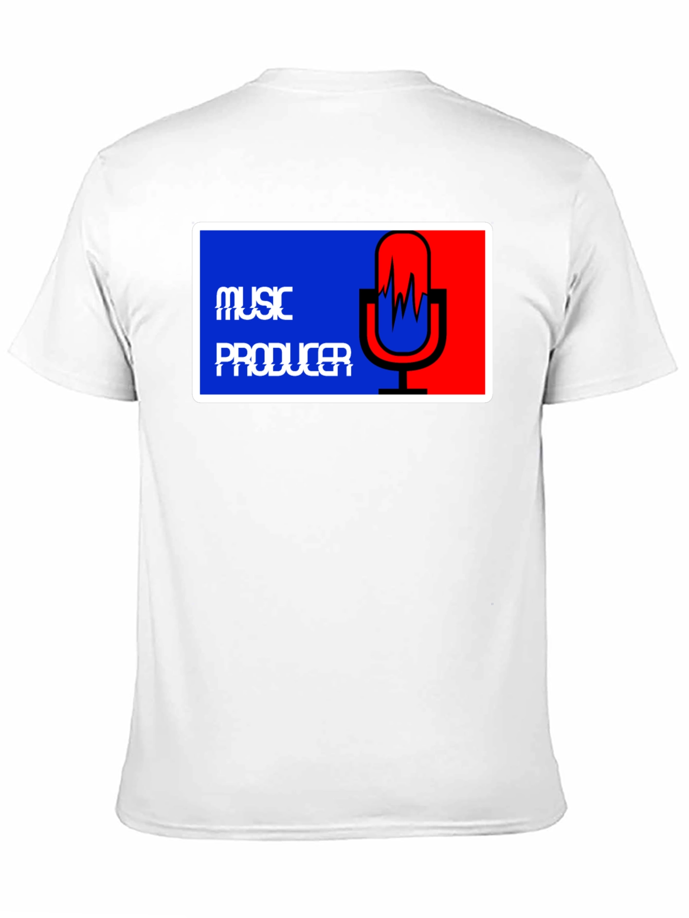 Music Producer Tee - Black Graphic T-Shirt