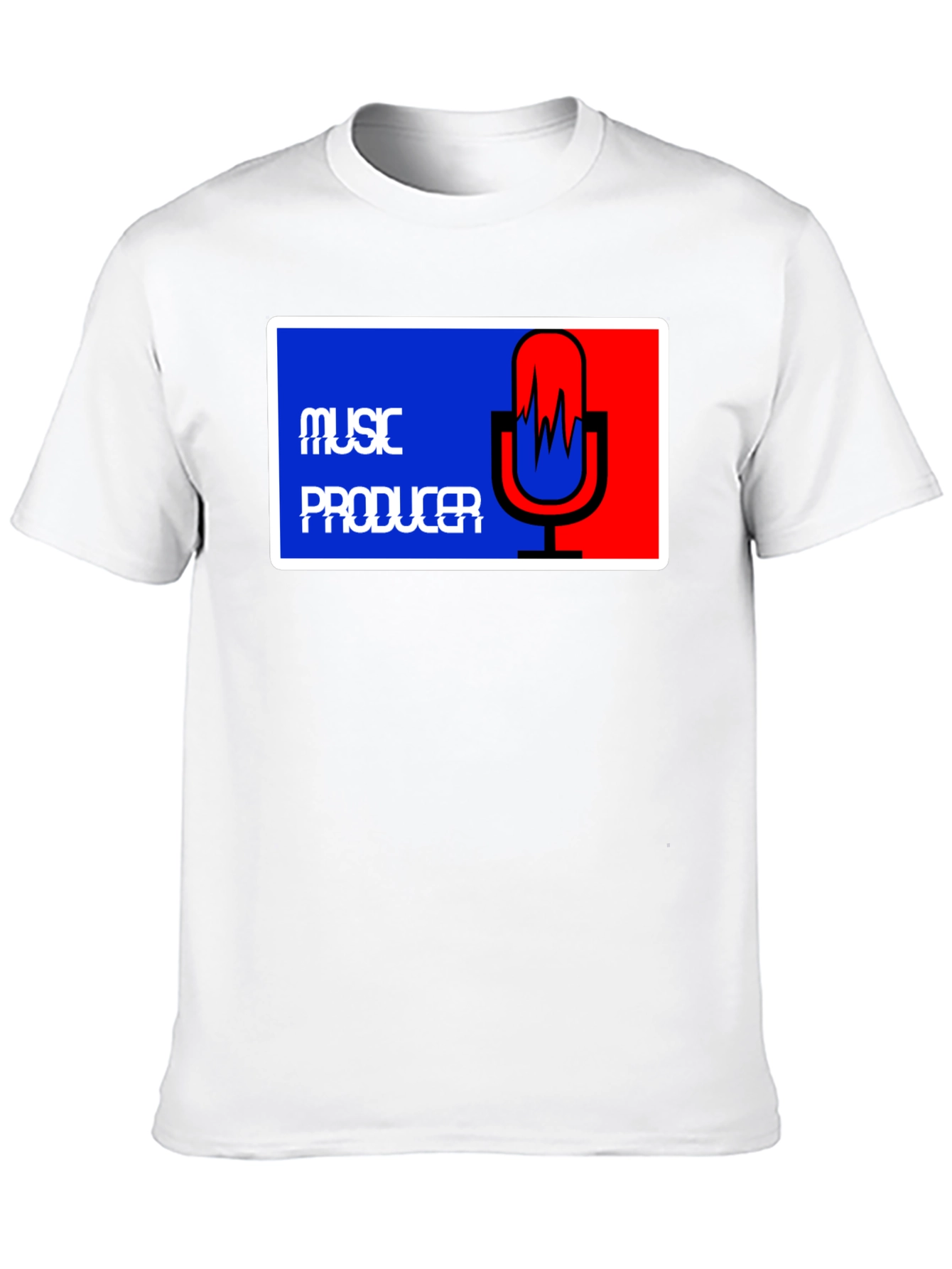 Music Producer Tee - Black Graphic T-Shirt