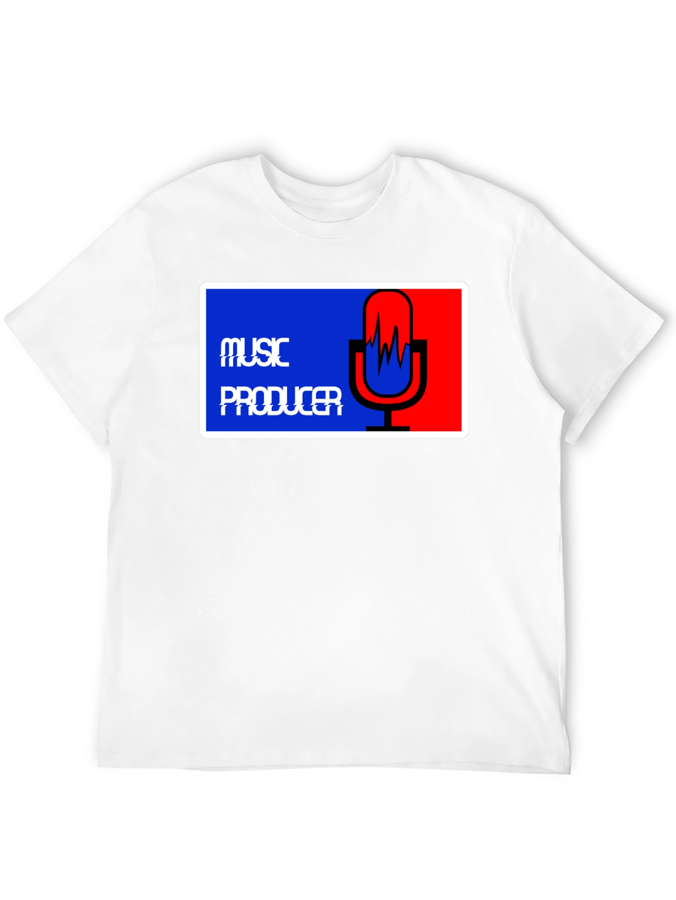 Music Producer Tee - Black Graphic T-Shirt