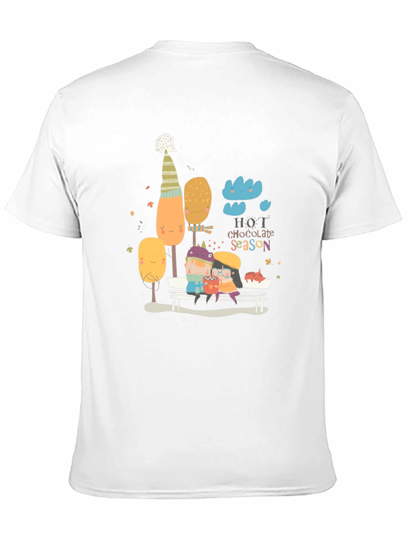 Hot Chocolate Season Graphic Tee - Cozy Fall Vibes