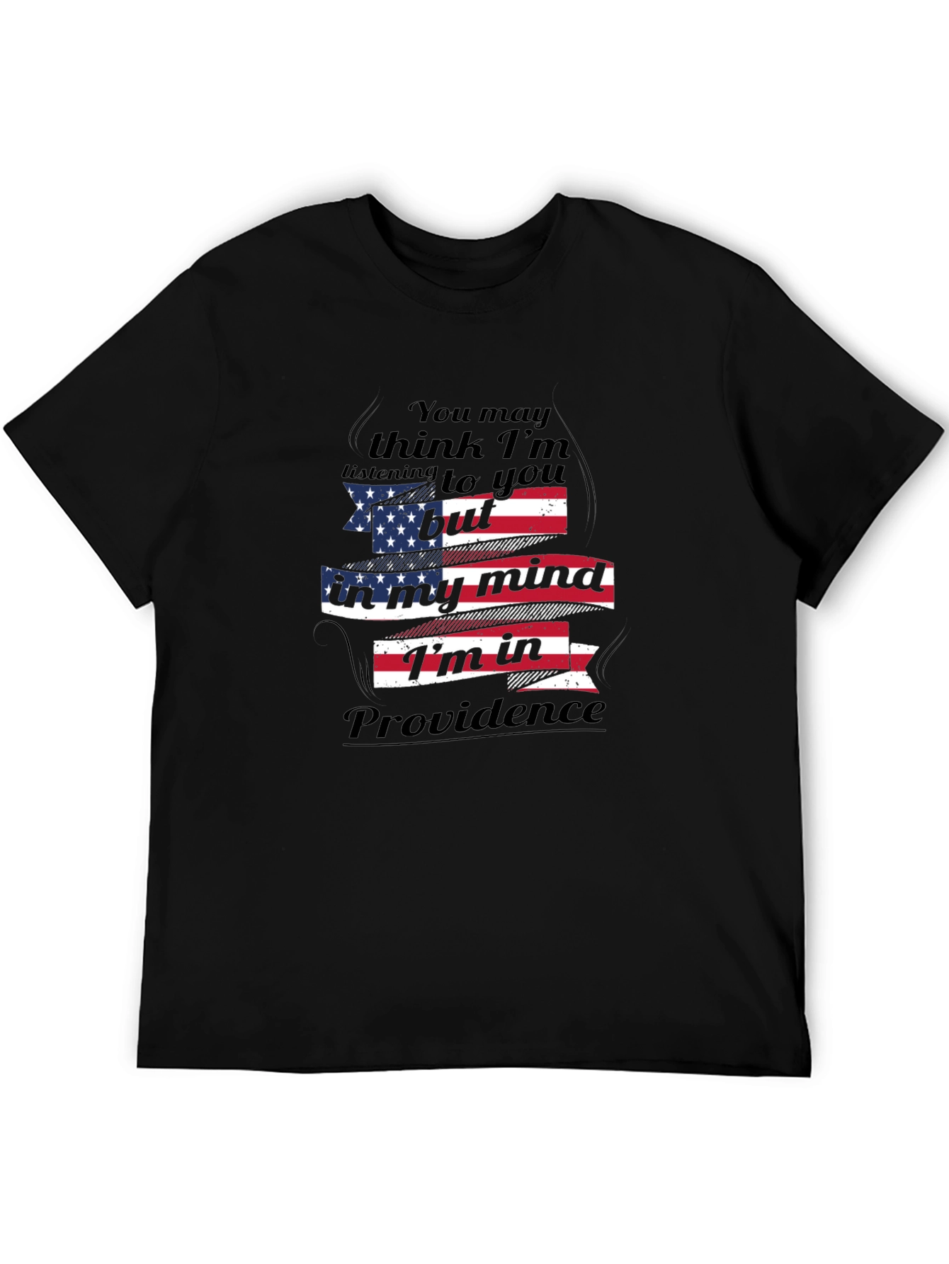 Providence Mind T-Shirt - Black Cotton