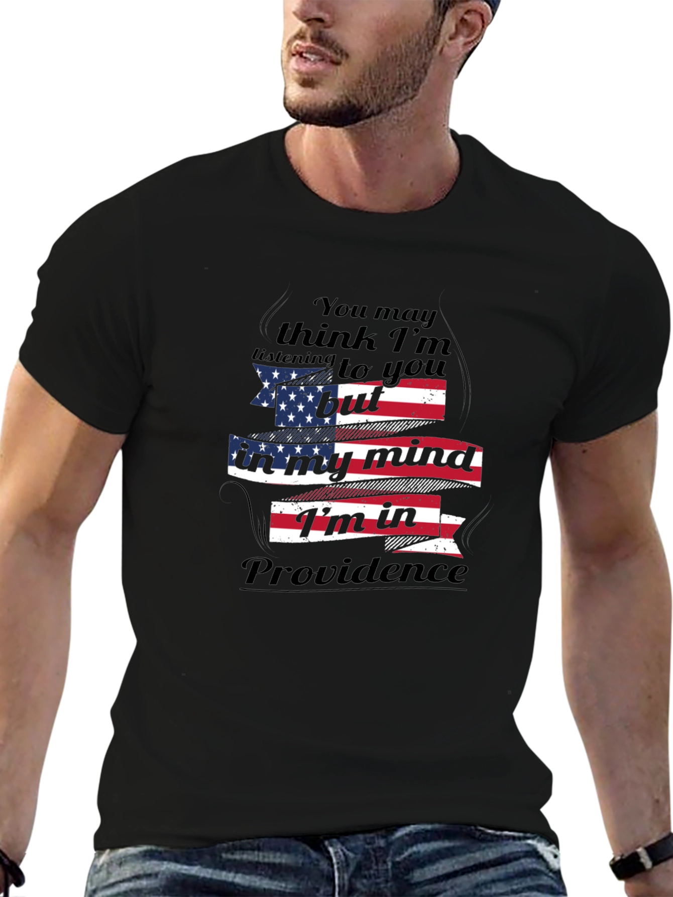 Providence Mind T-Shirt - Black Cotton