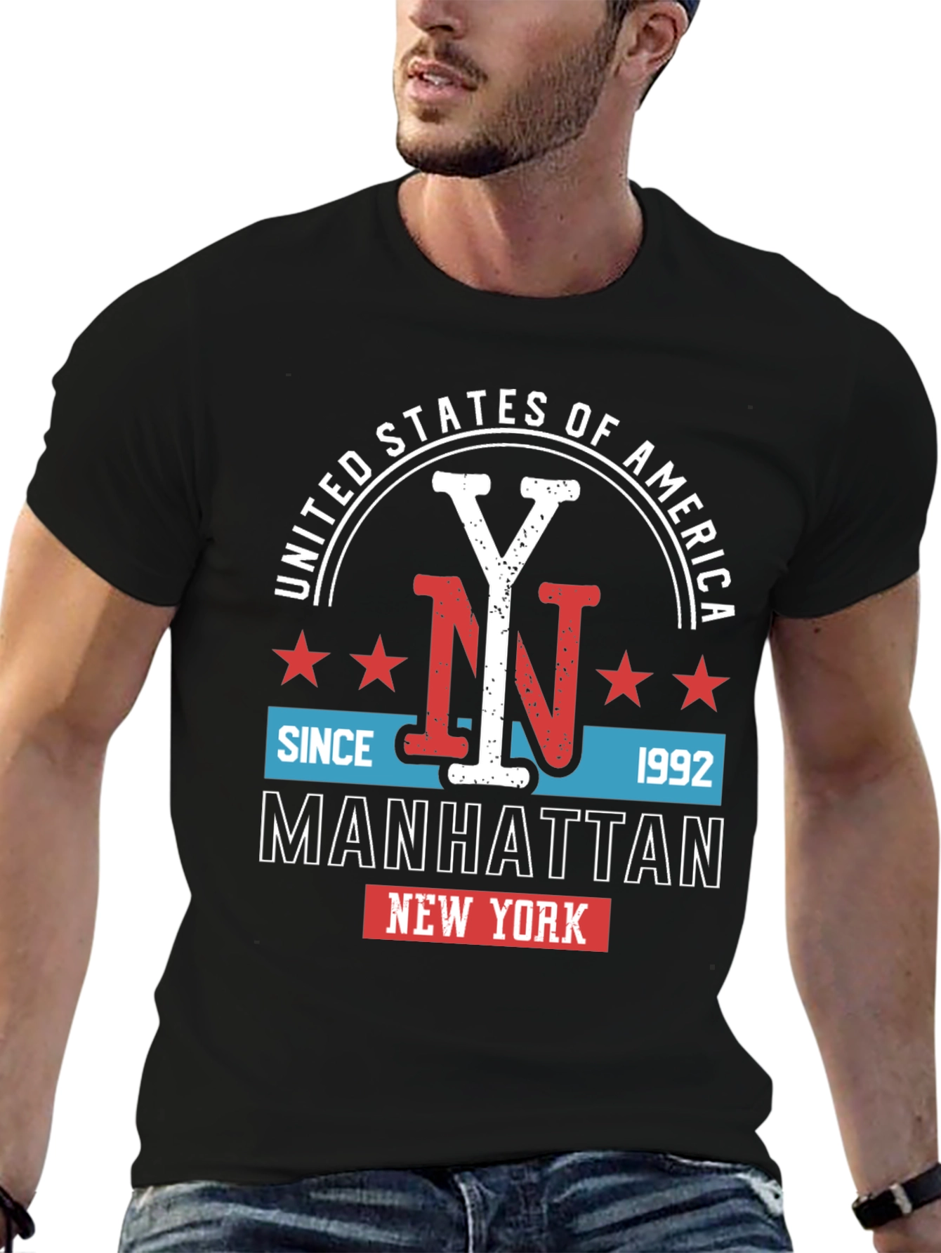 Manhattan New York Graphic T-Shirt