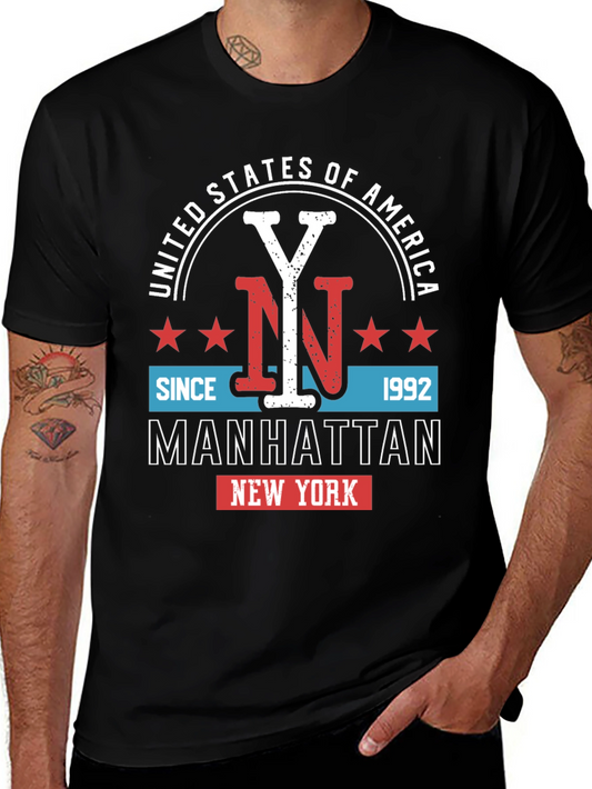 Manhattan New York Graphic T-Shirt