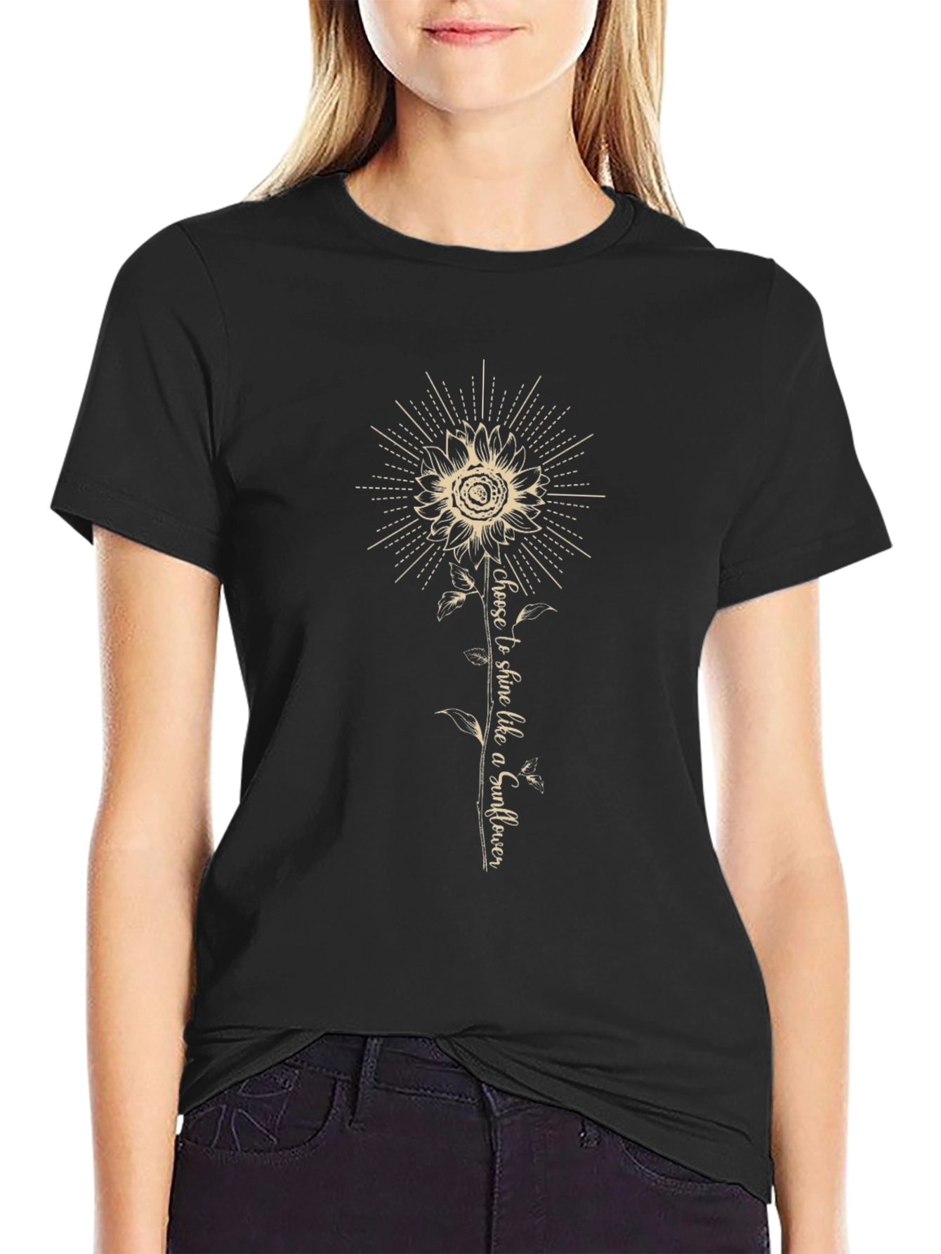 Sunflower Graphic Tee - Choose to Shine