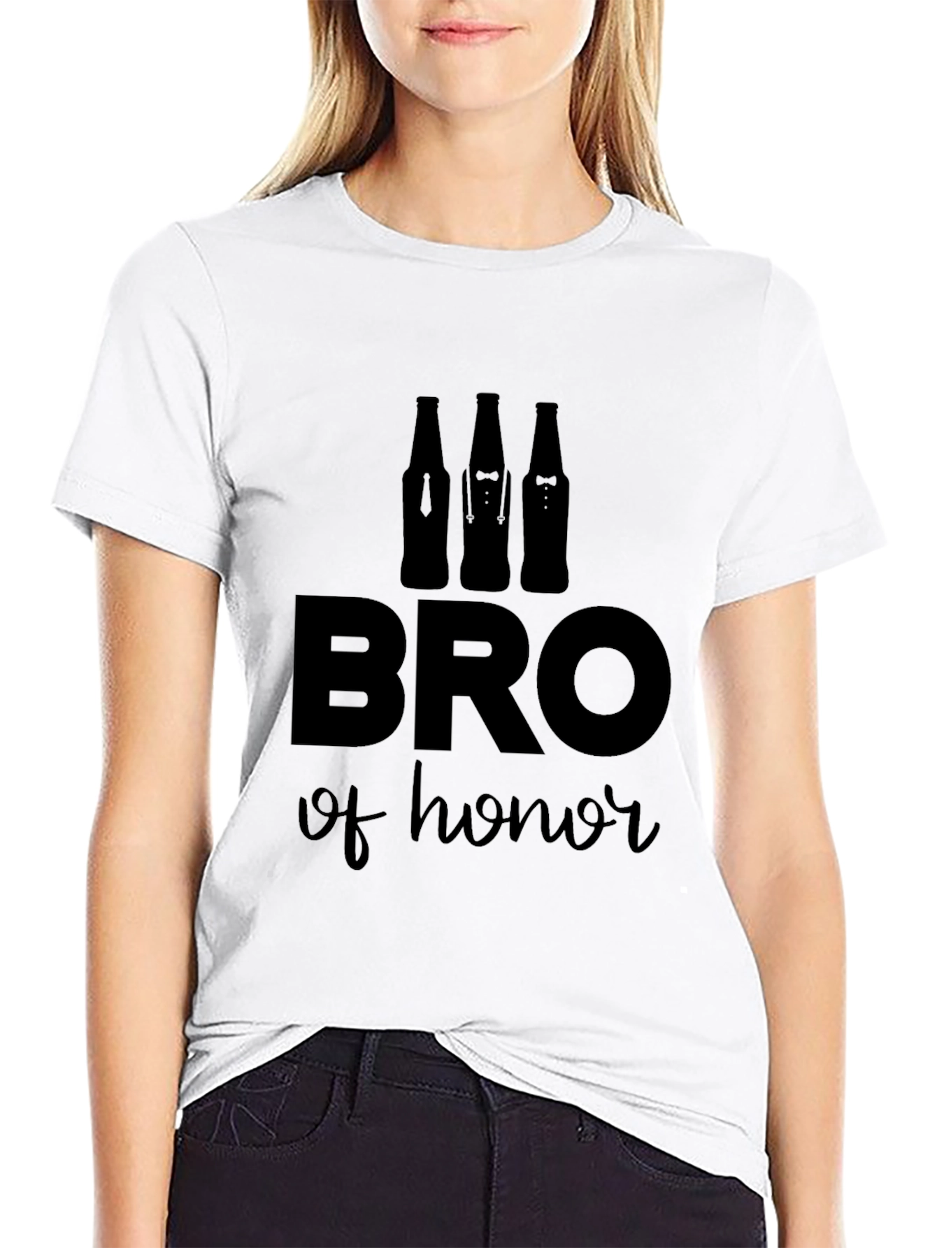 Bro of Honor Black Graphic Tee
