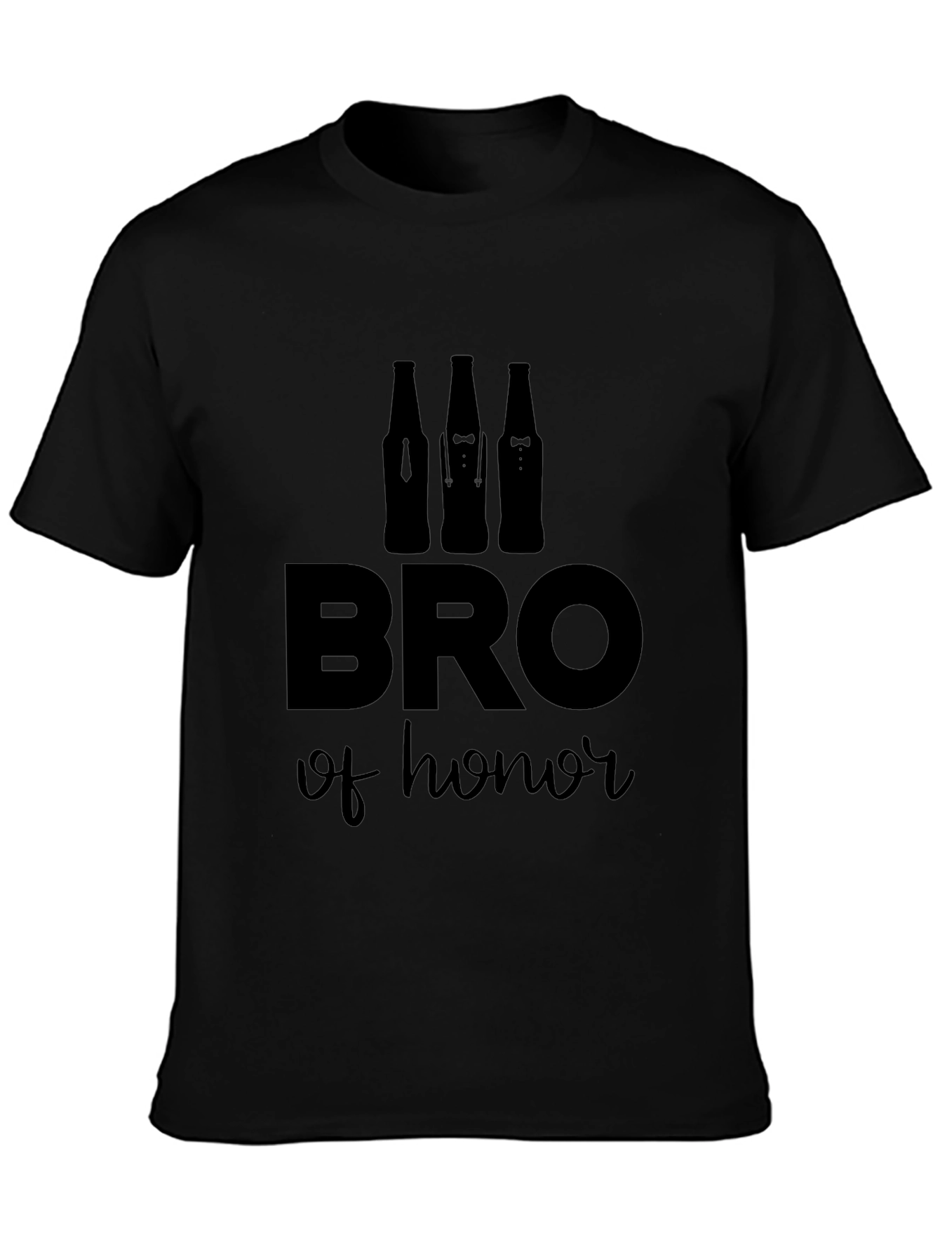 Bro of Honor Black Graphic Tee