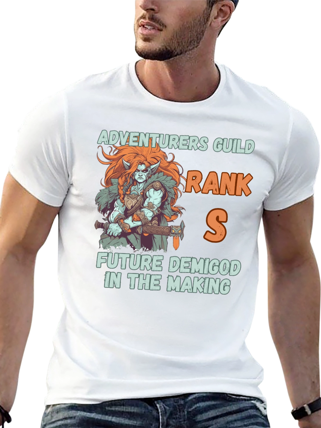 Adventurers Guild Rank S Demigod T-Shirt