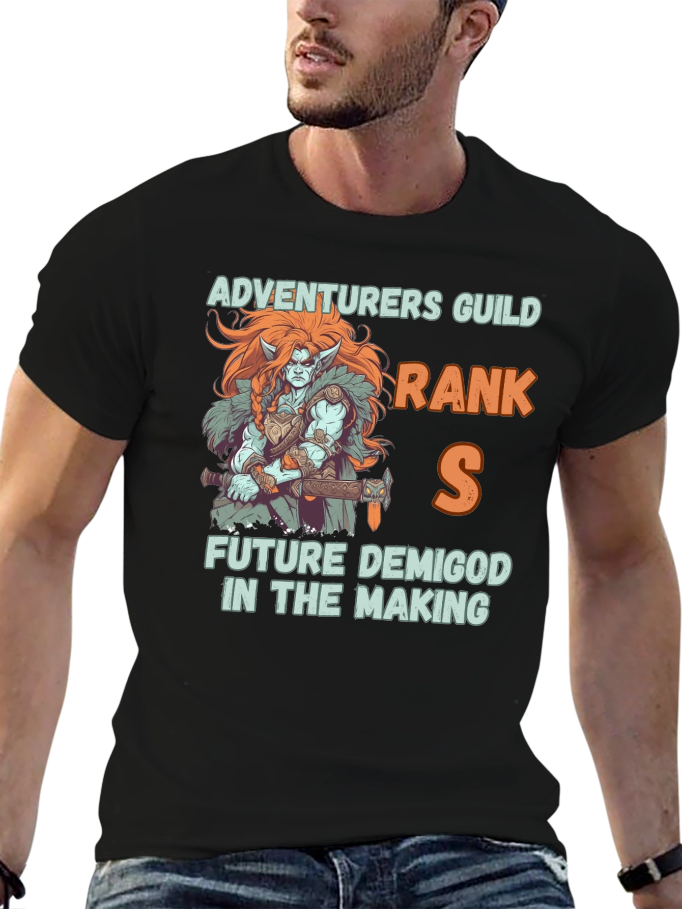 Adventurers Guild Rank S Demigod T-Shirt
