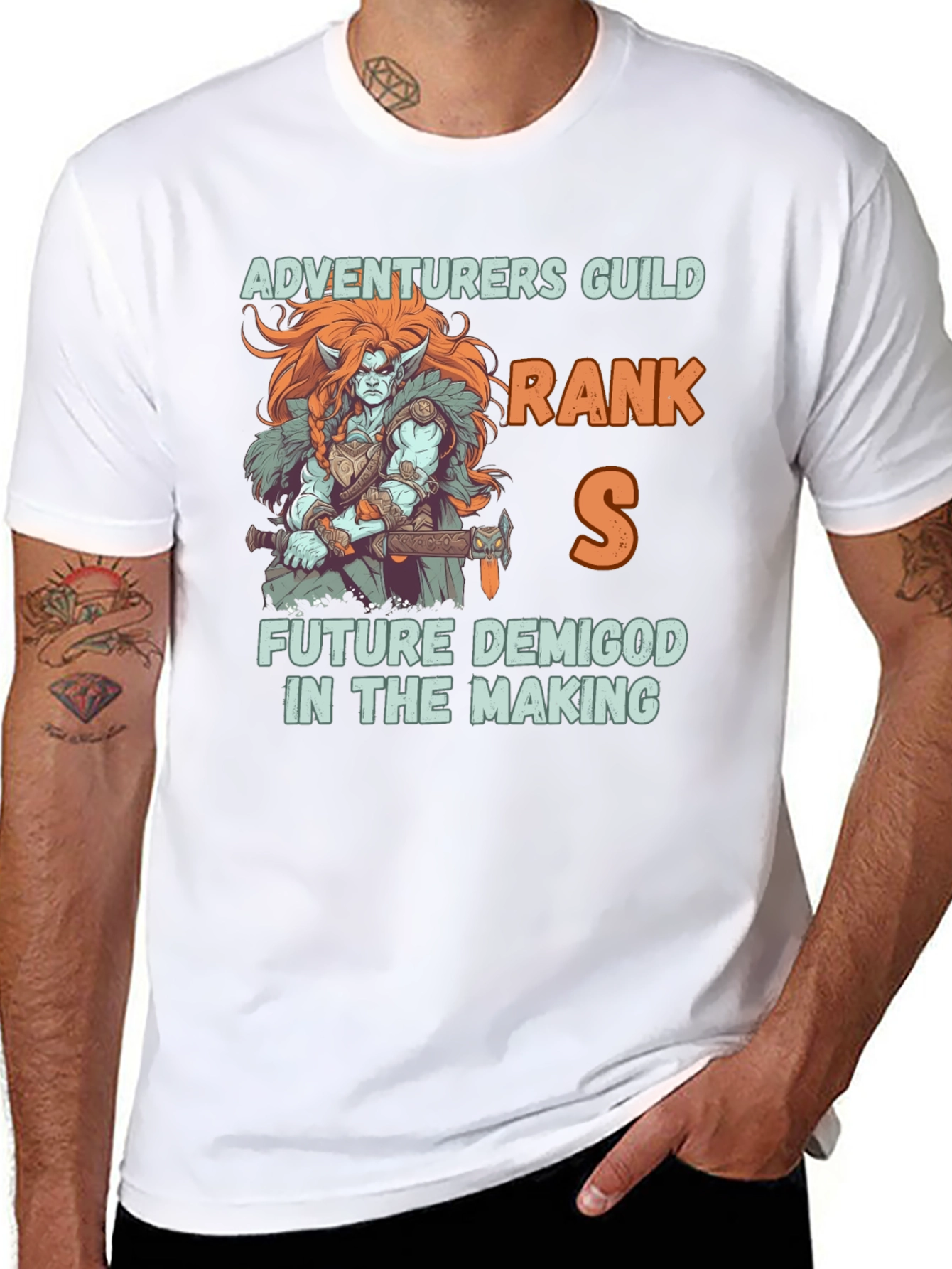 Adventurers Guild Rank S Demigod T-Shirt