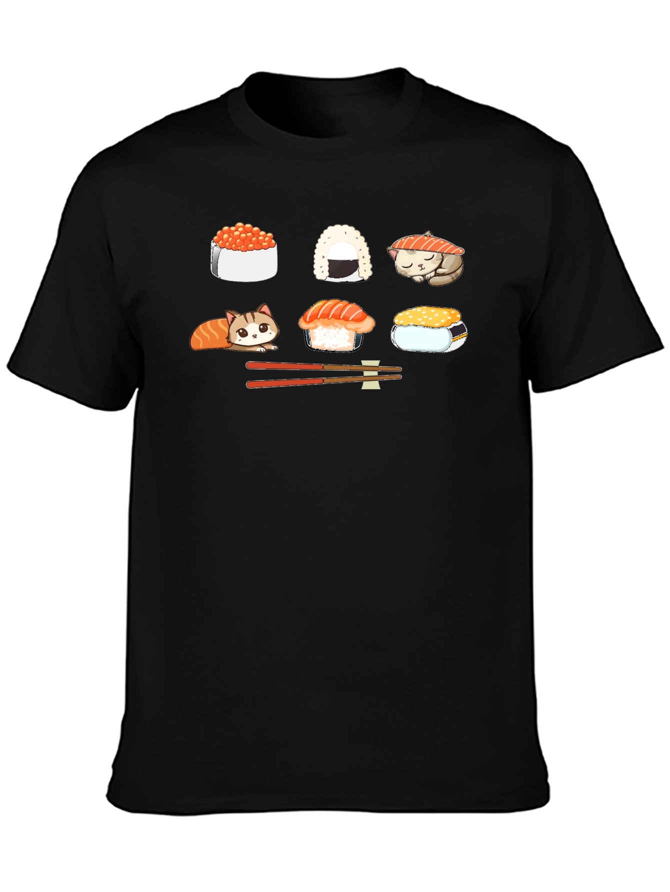 Sushi Cat Graphic Tee