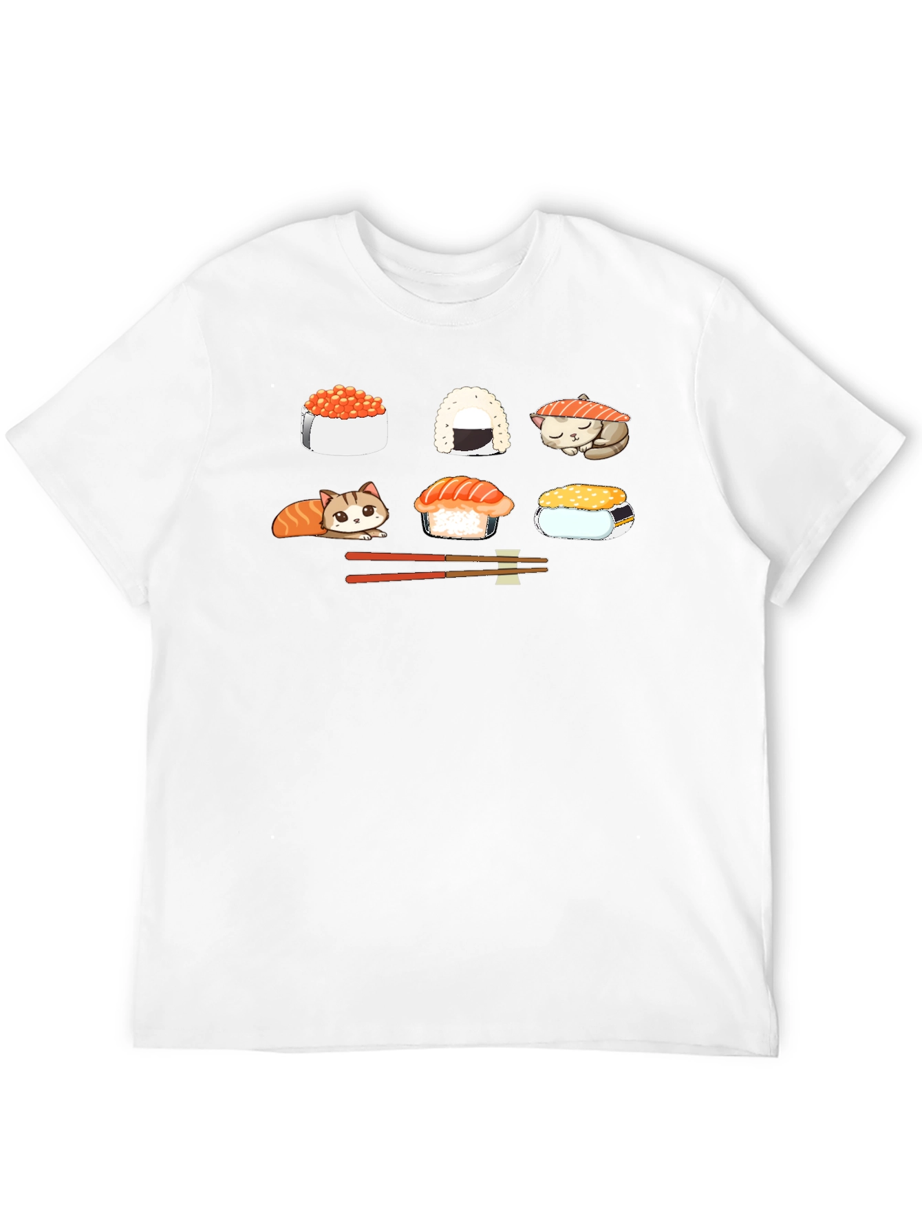Sushi Cat Graphic Tee