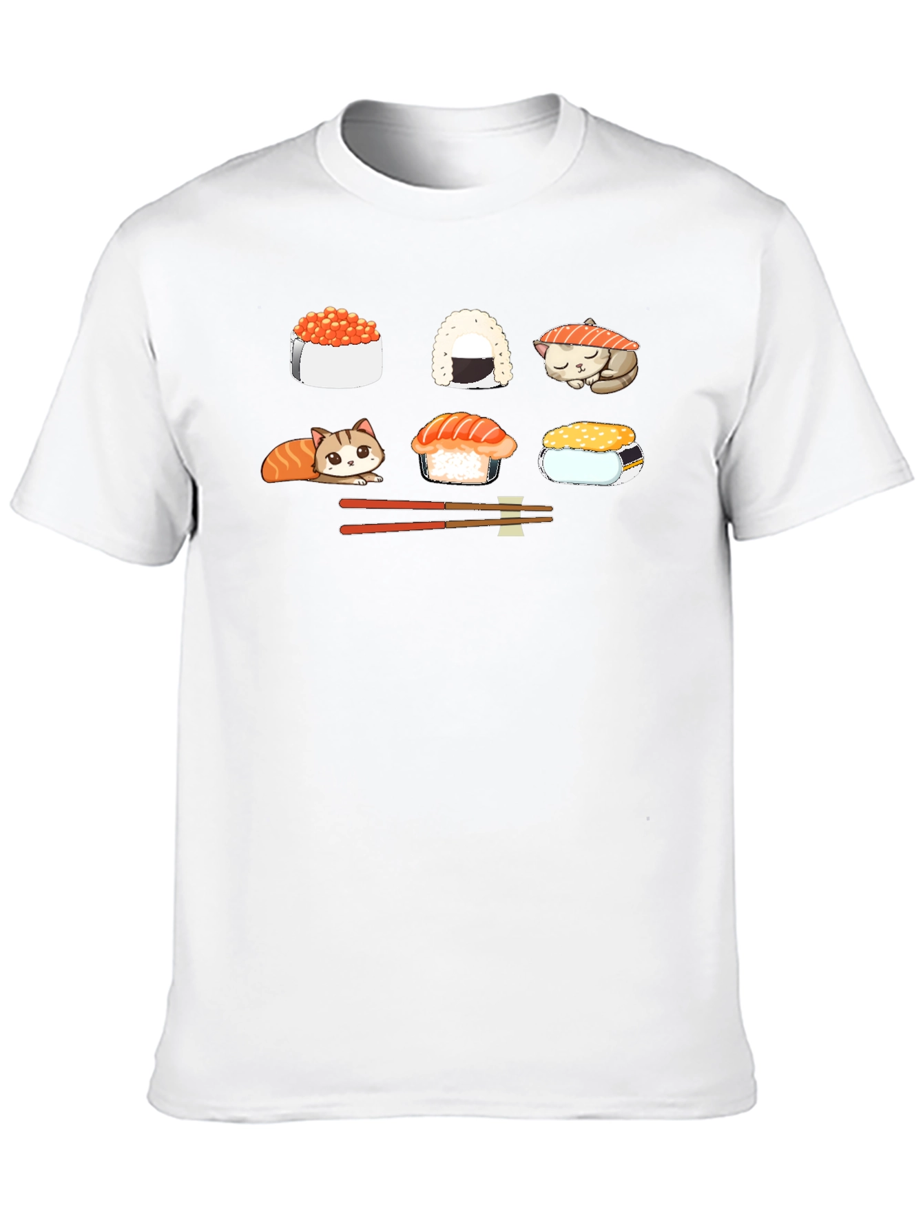 Sushi Cat Graphic Tee