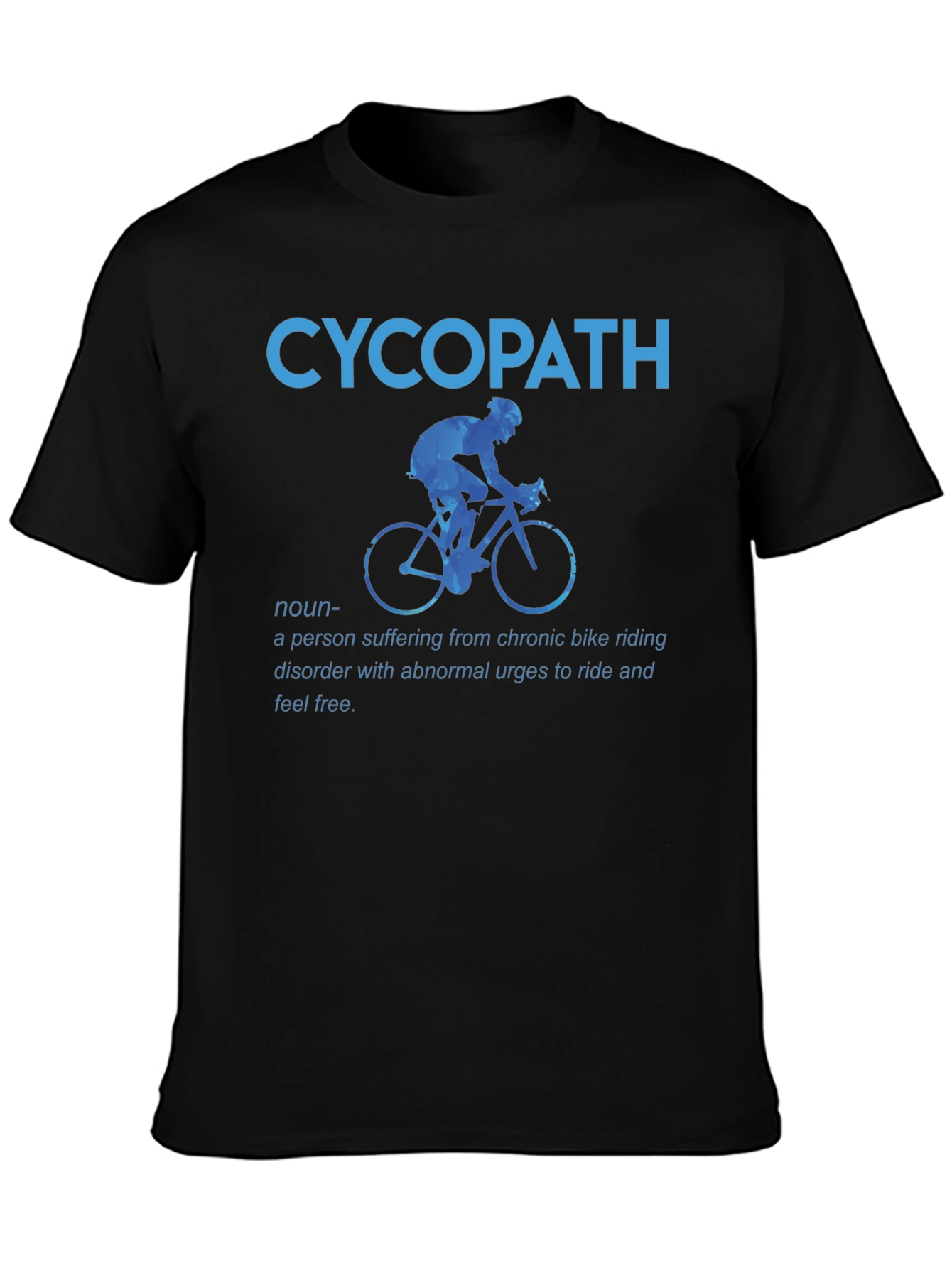 Cycopath Graphic T-Shirt - Ride Free!