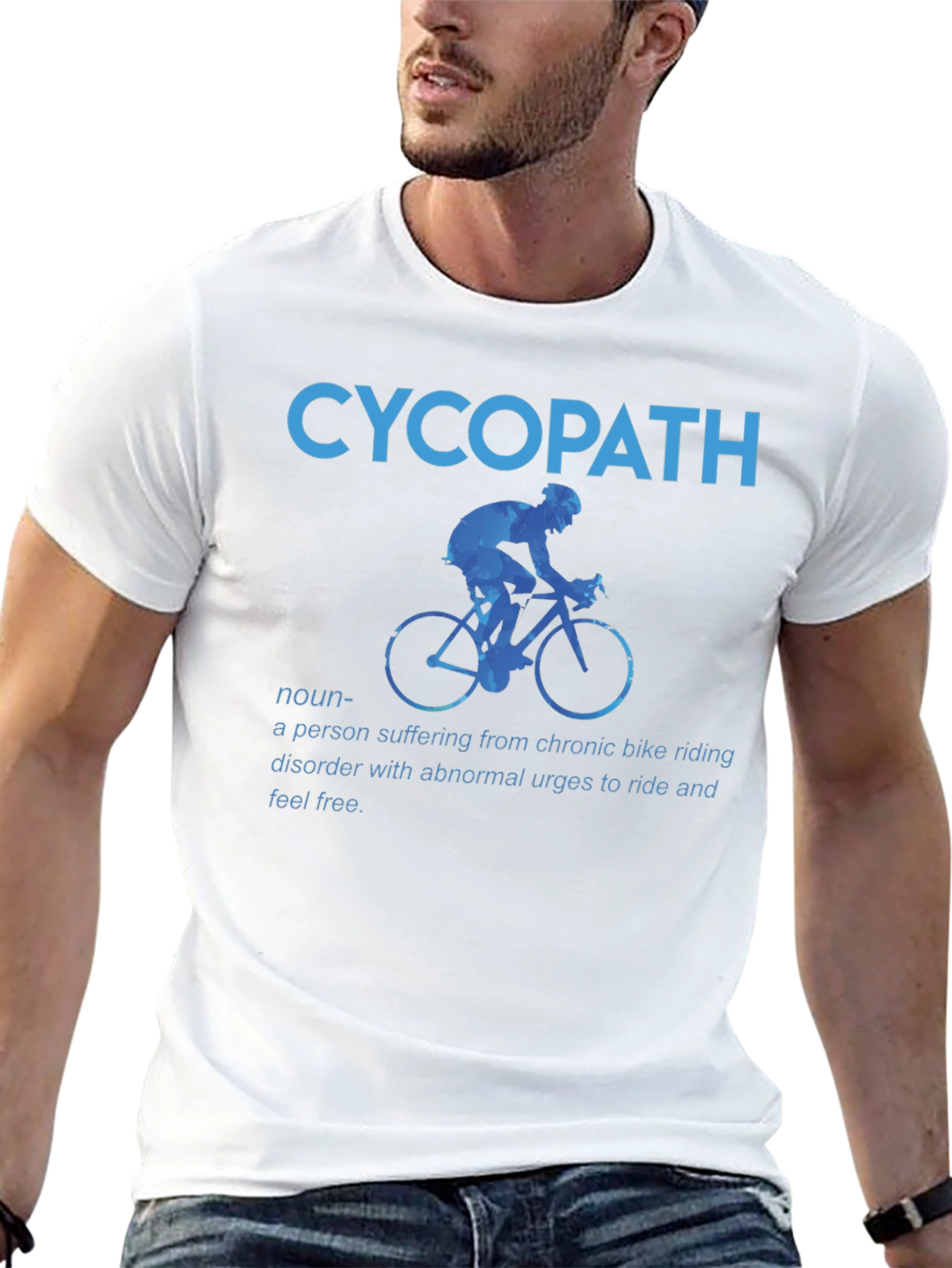 Cycopath Graphic T-Shirt - Ride Free!