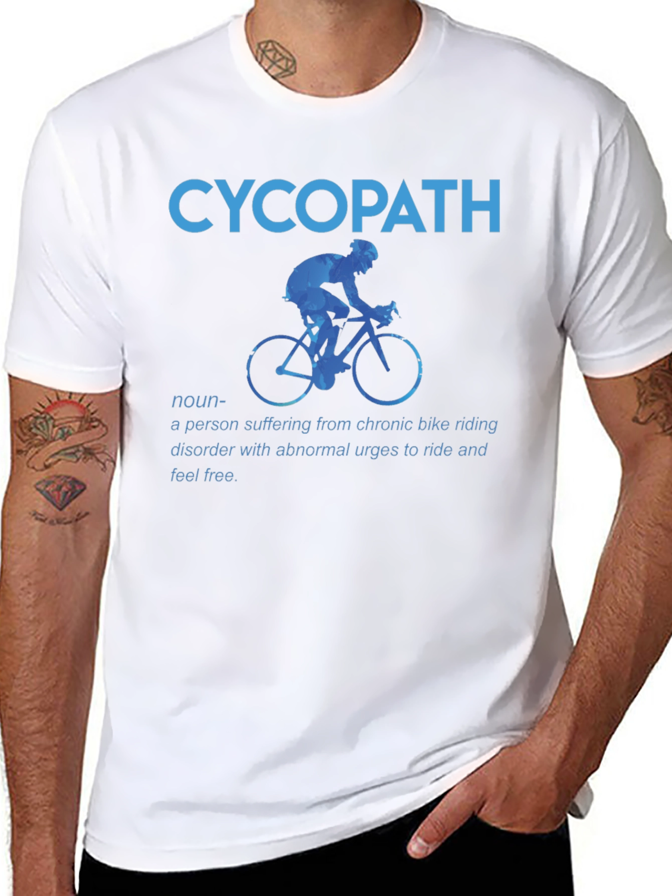 Cycopath Graphic T-Shirt - Ride Free!