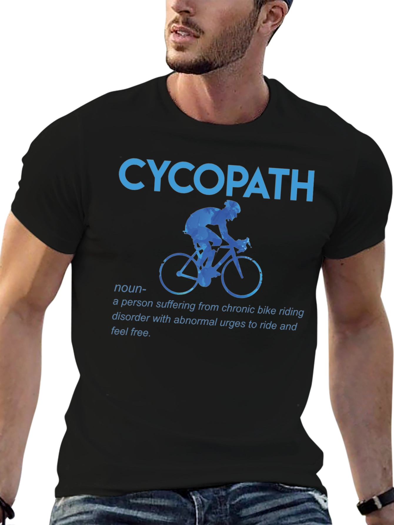 Cycopath Graphic T-Shirt - Ride Free!