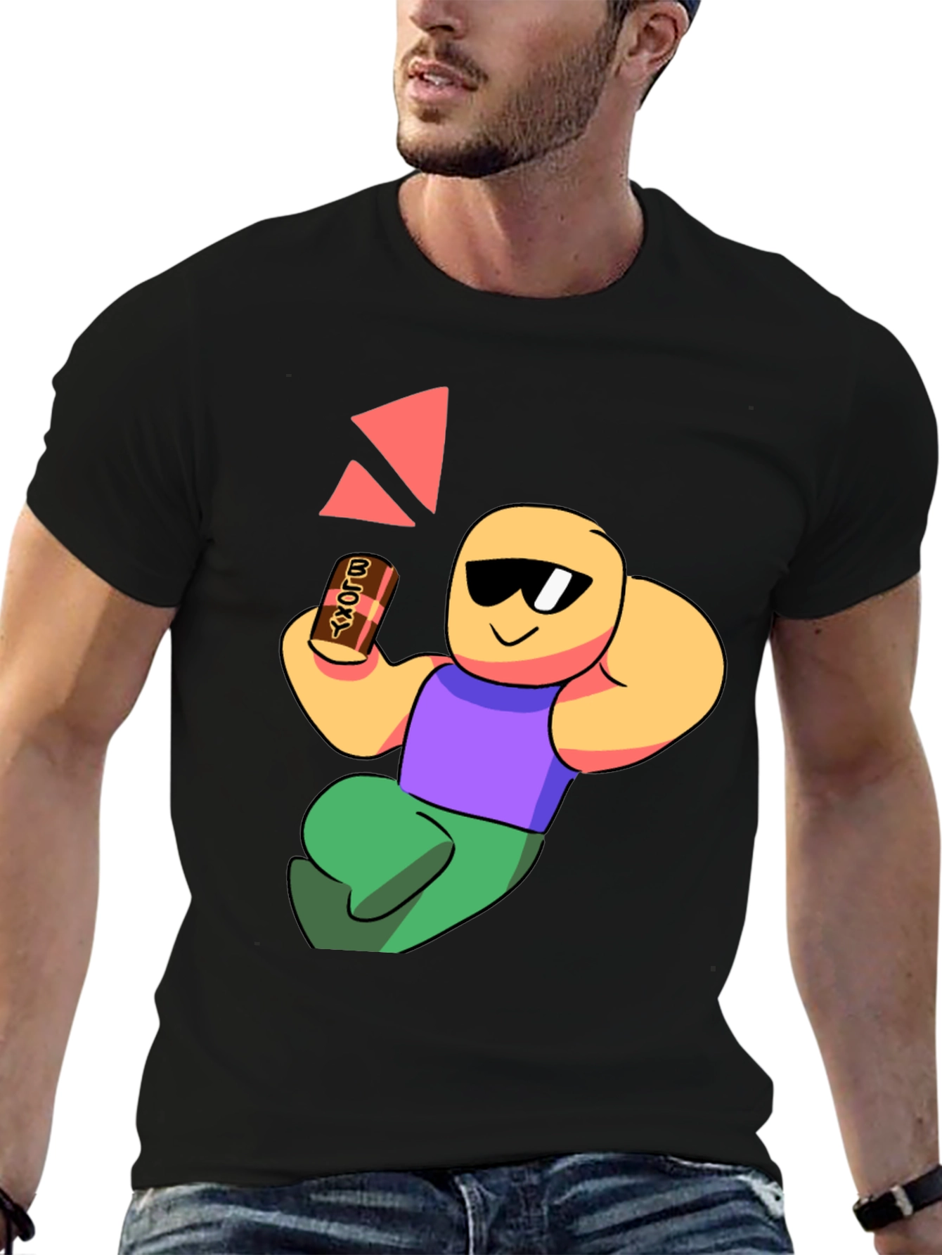 Chill Cartoon Character Graphic T-Shirt