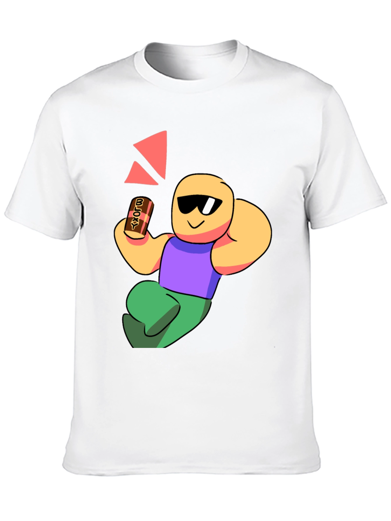 Chill Cartoon Character Graphic T-Shirt