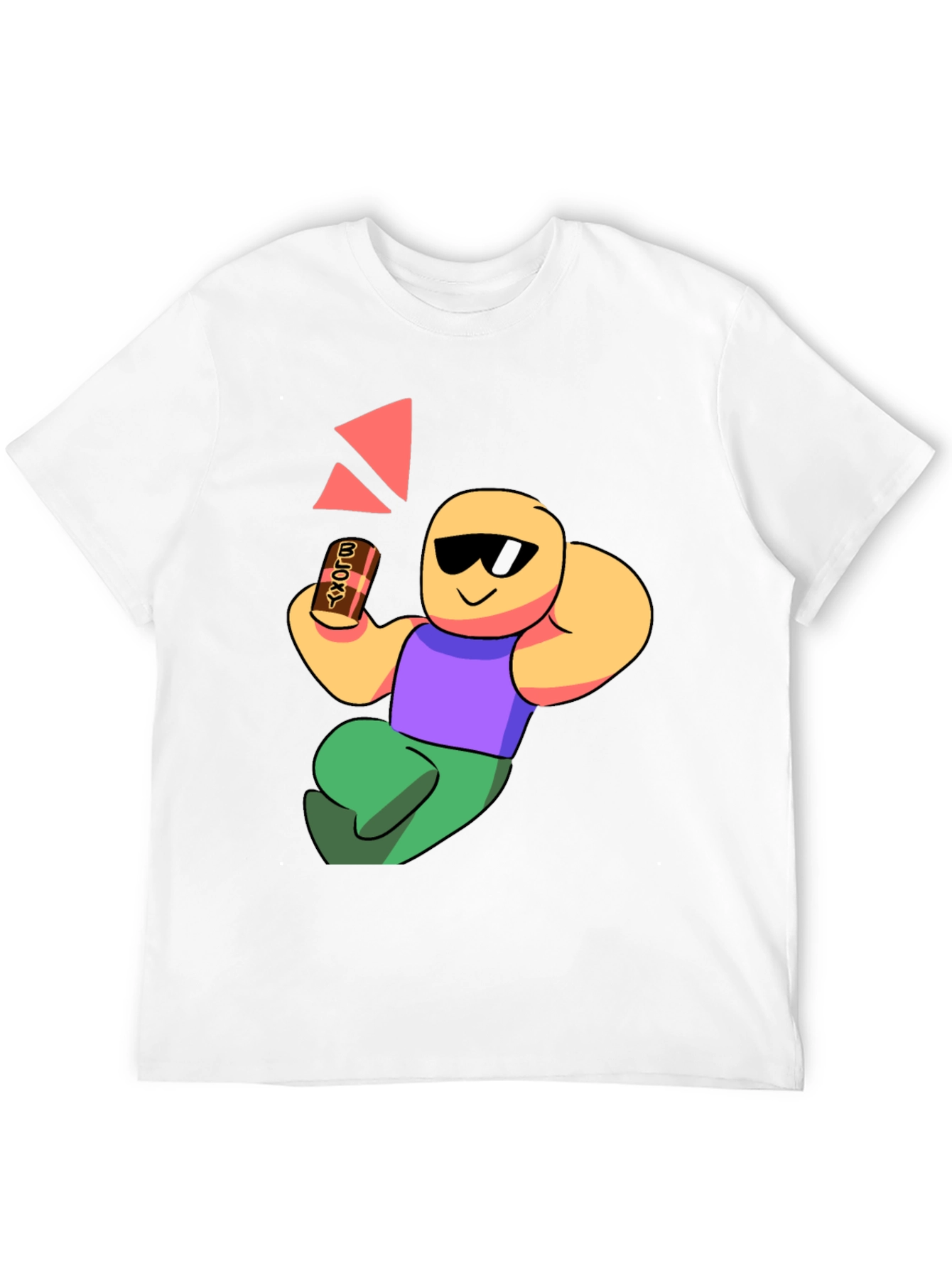 Chill Cartoon Character Graphic T-Shirt