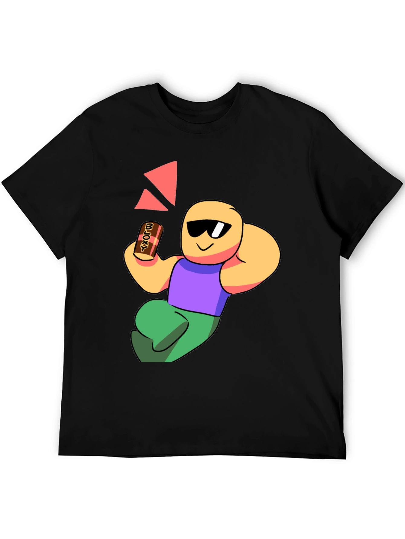Chill Cartoon Character Graphic T-Shirt