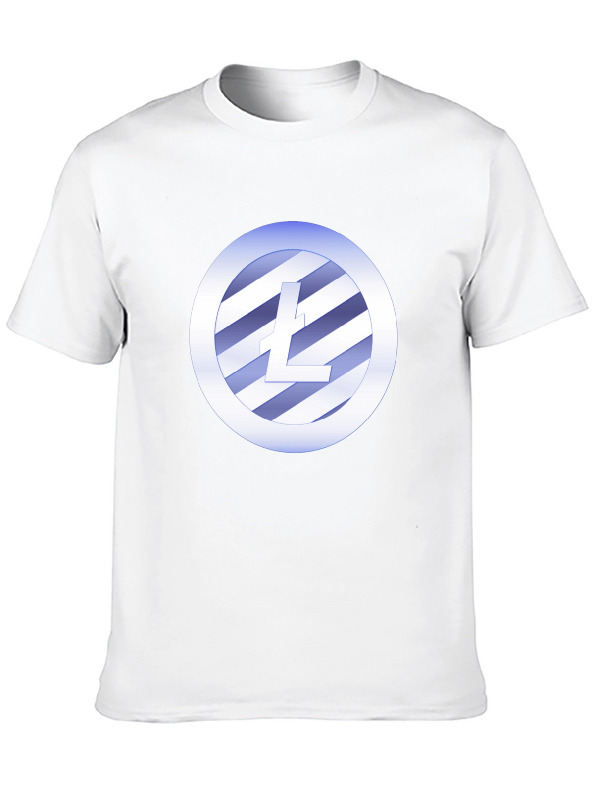 Litecoin Crypto T-Shirt - Black Crew Neck Tee
