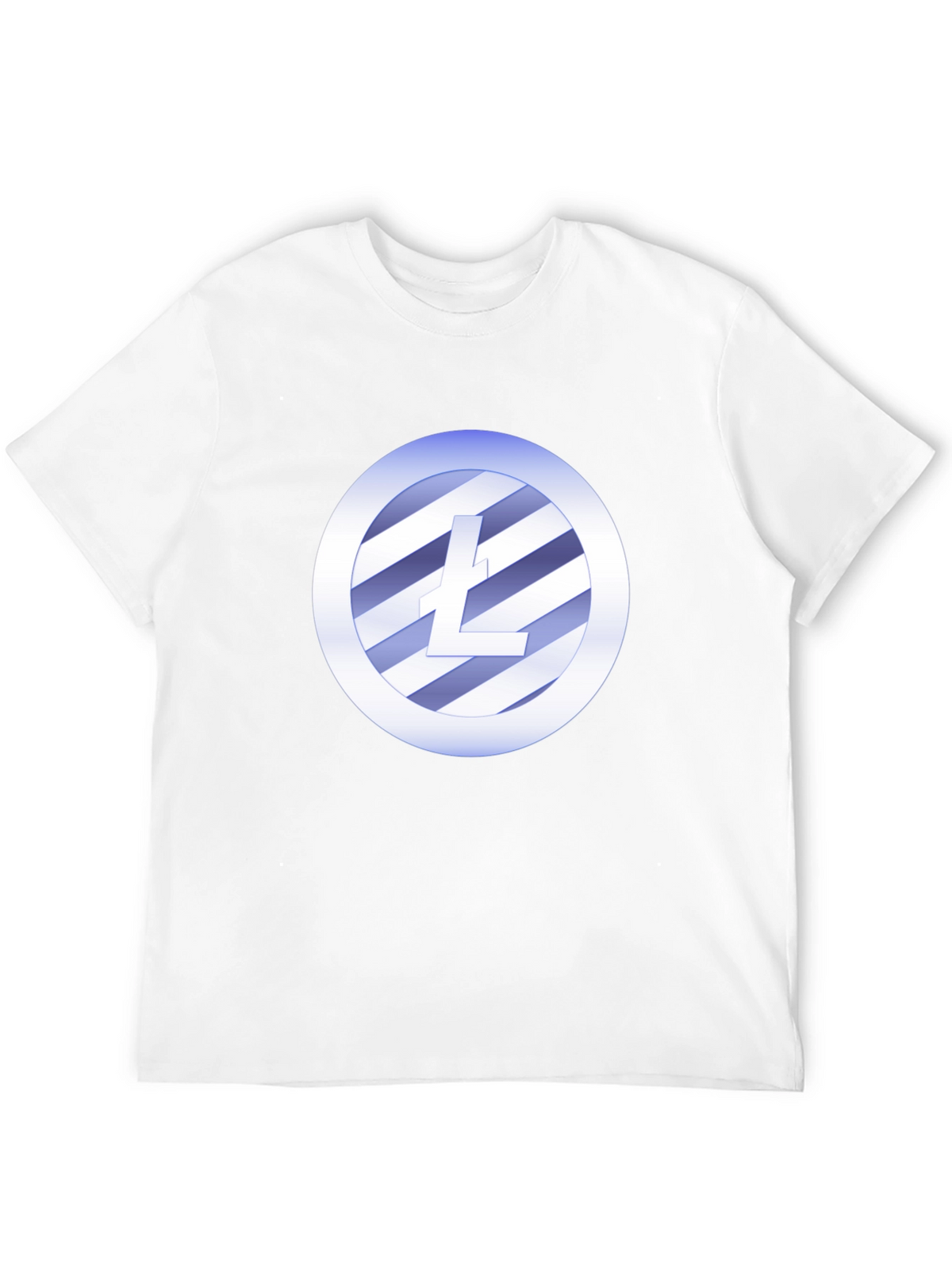 Litecoin Crypto T-Shirt - Black Crew Neck Tee