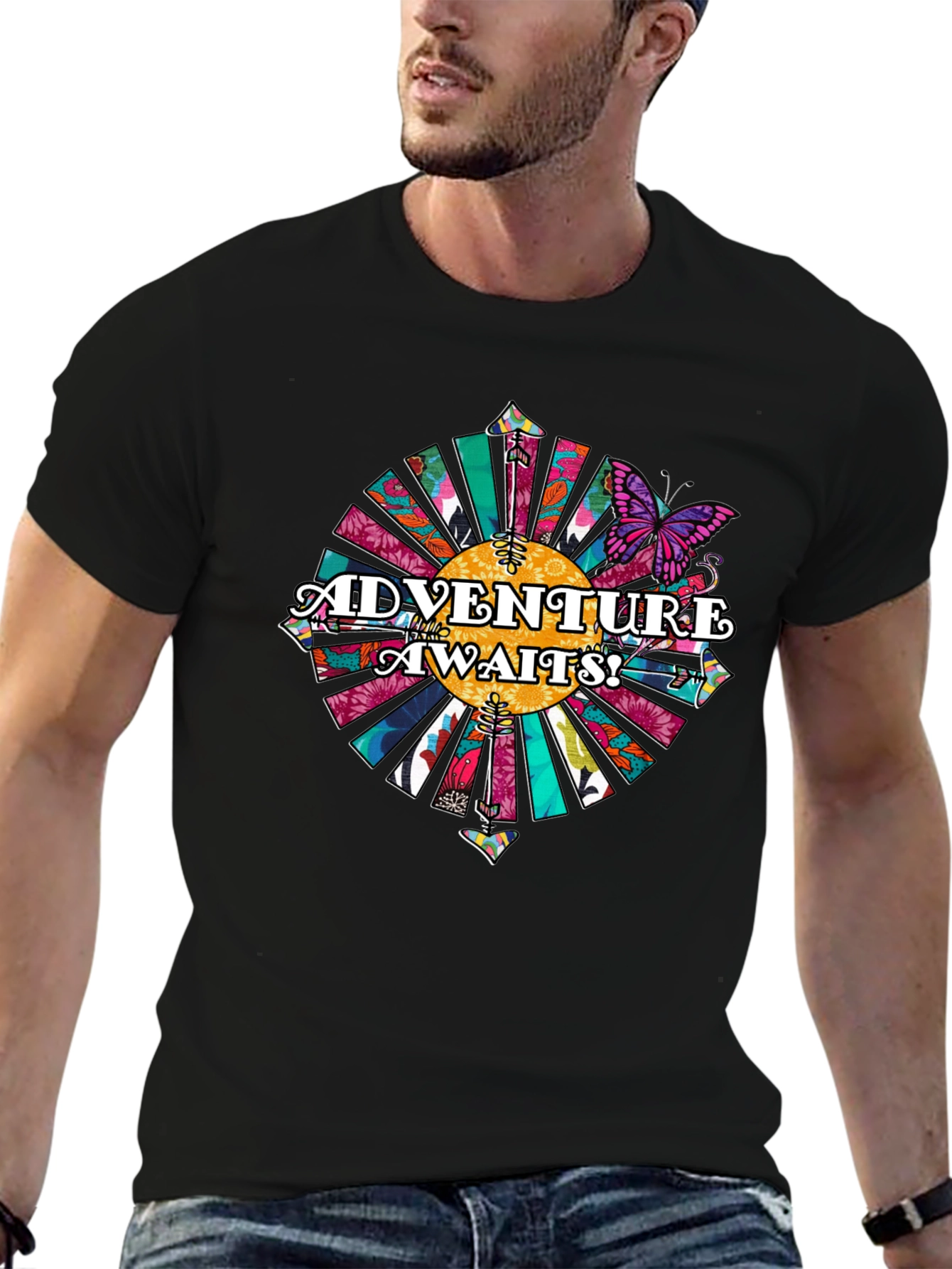 Adventure Awaits Graphic T-Shirt