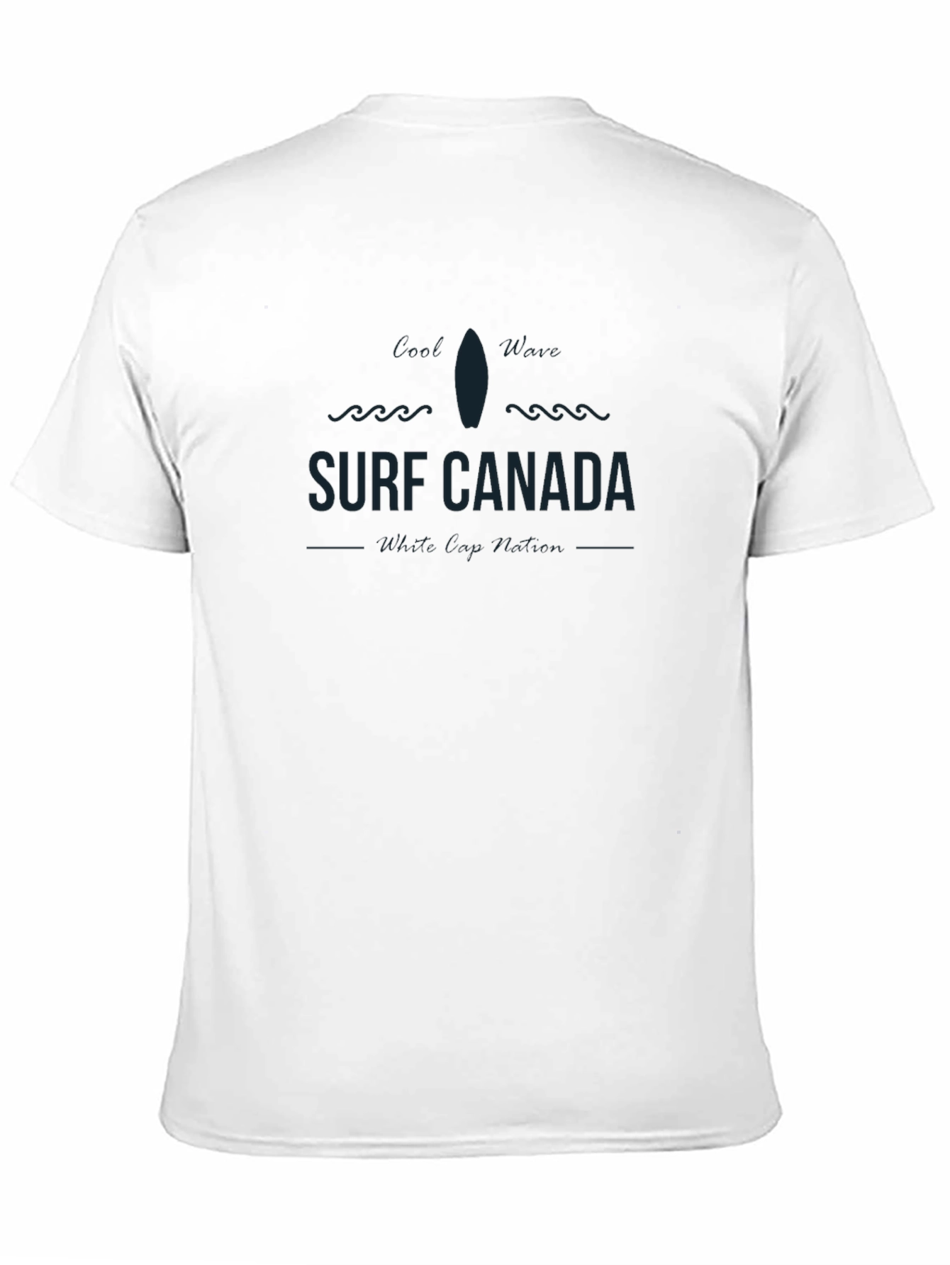 Surf Canada Graphic Tee - Black Cotton T-Shirt