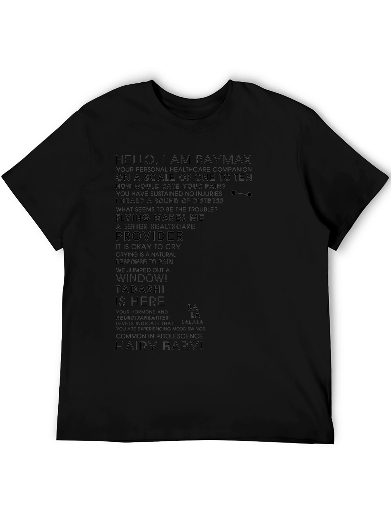 Baymax Quote T-Shirt - Healthcare Companion Tee