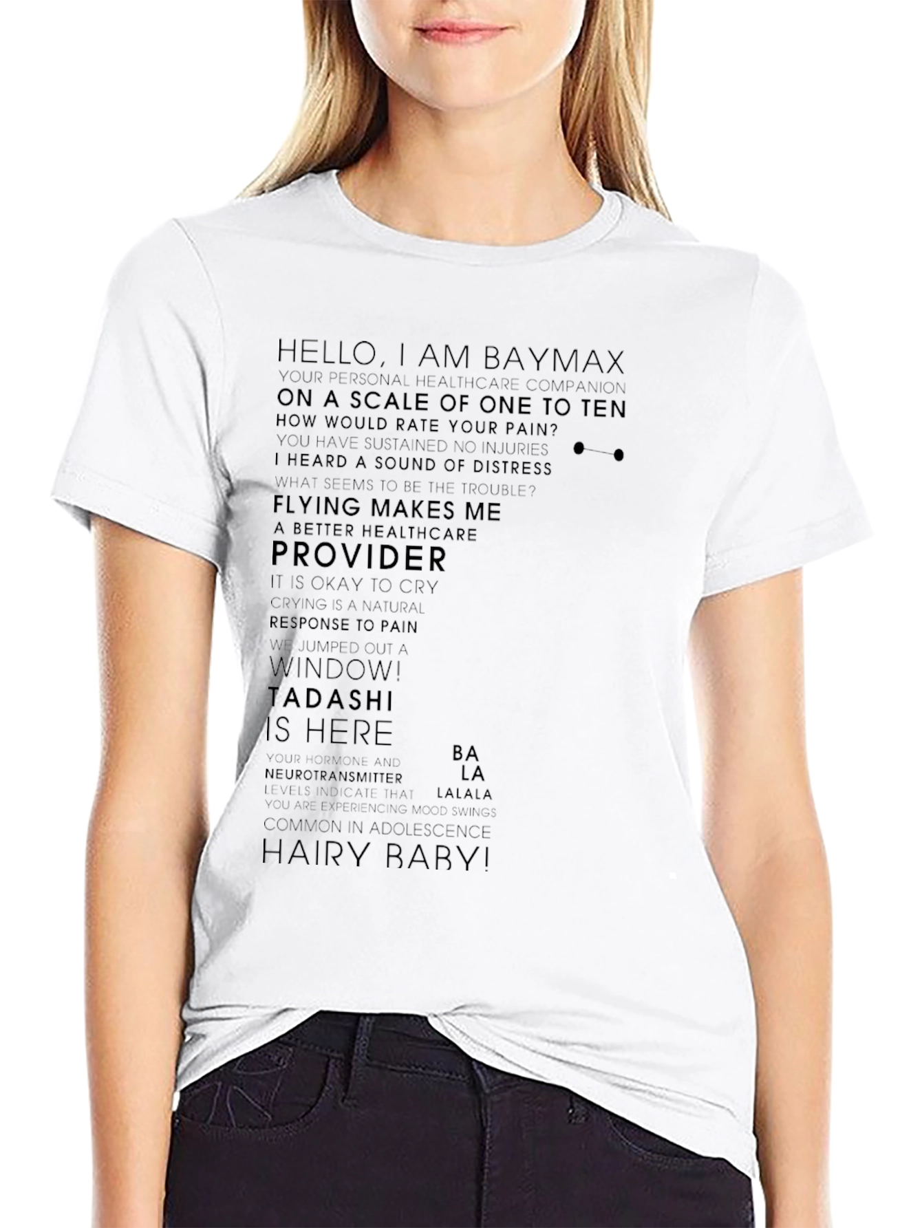 Baymax Quote T-Shirt - Healthcare Companion Tee