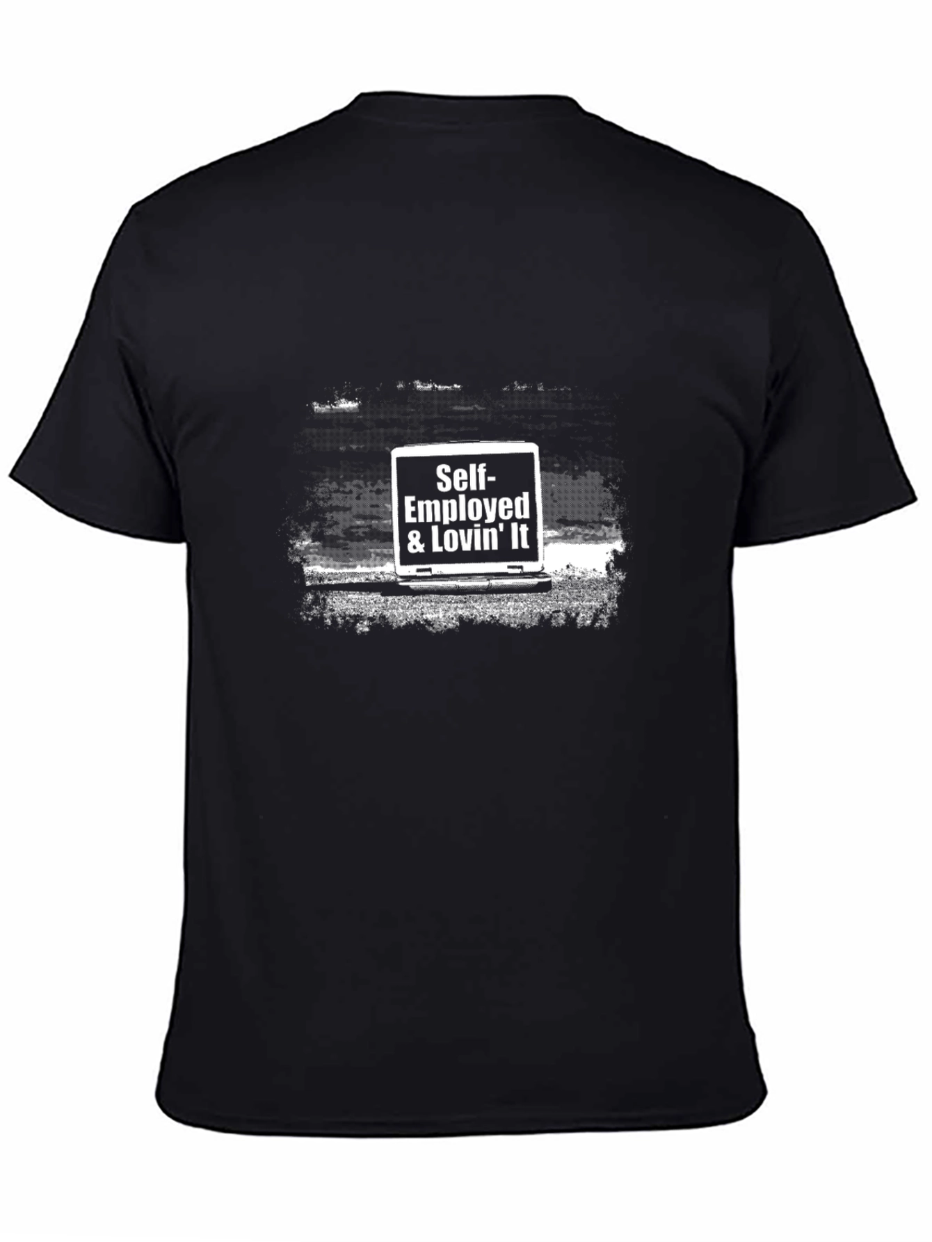 Self-Employed & Lovin It Black T-Shirt